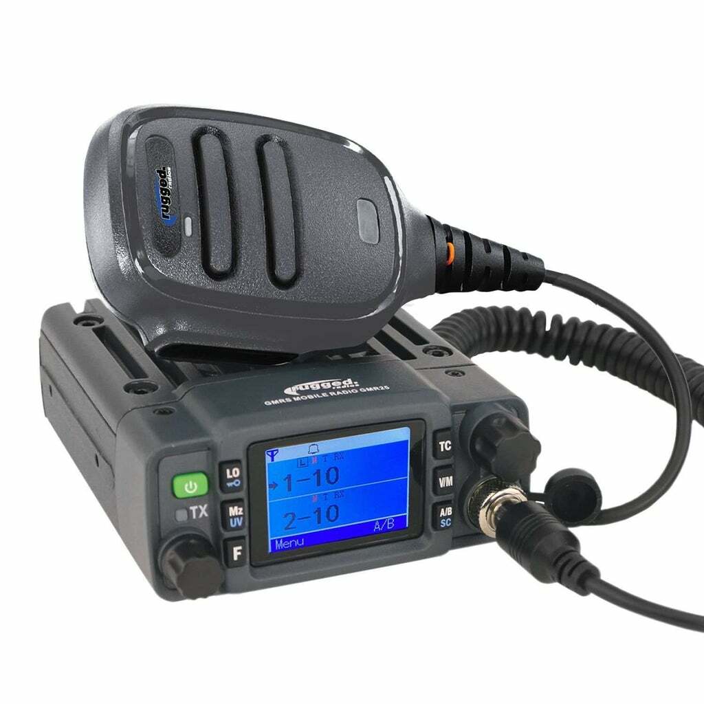 Jeep Radio Kit GMR25 Waterproof GMRS Mobile Radio and GMR2 Handheld W/ Antenna