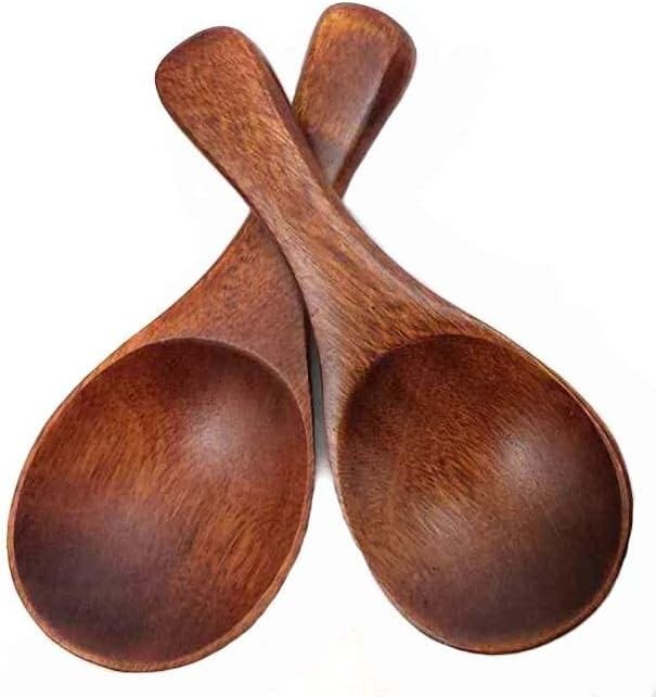 2 Pack Wooden Tea Scoops Matcha Scoop Green Tea Spoon S-1906x2