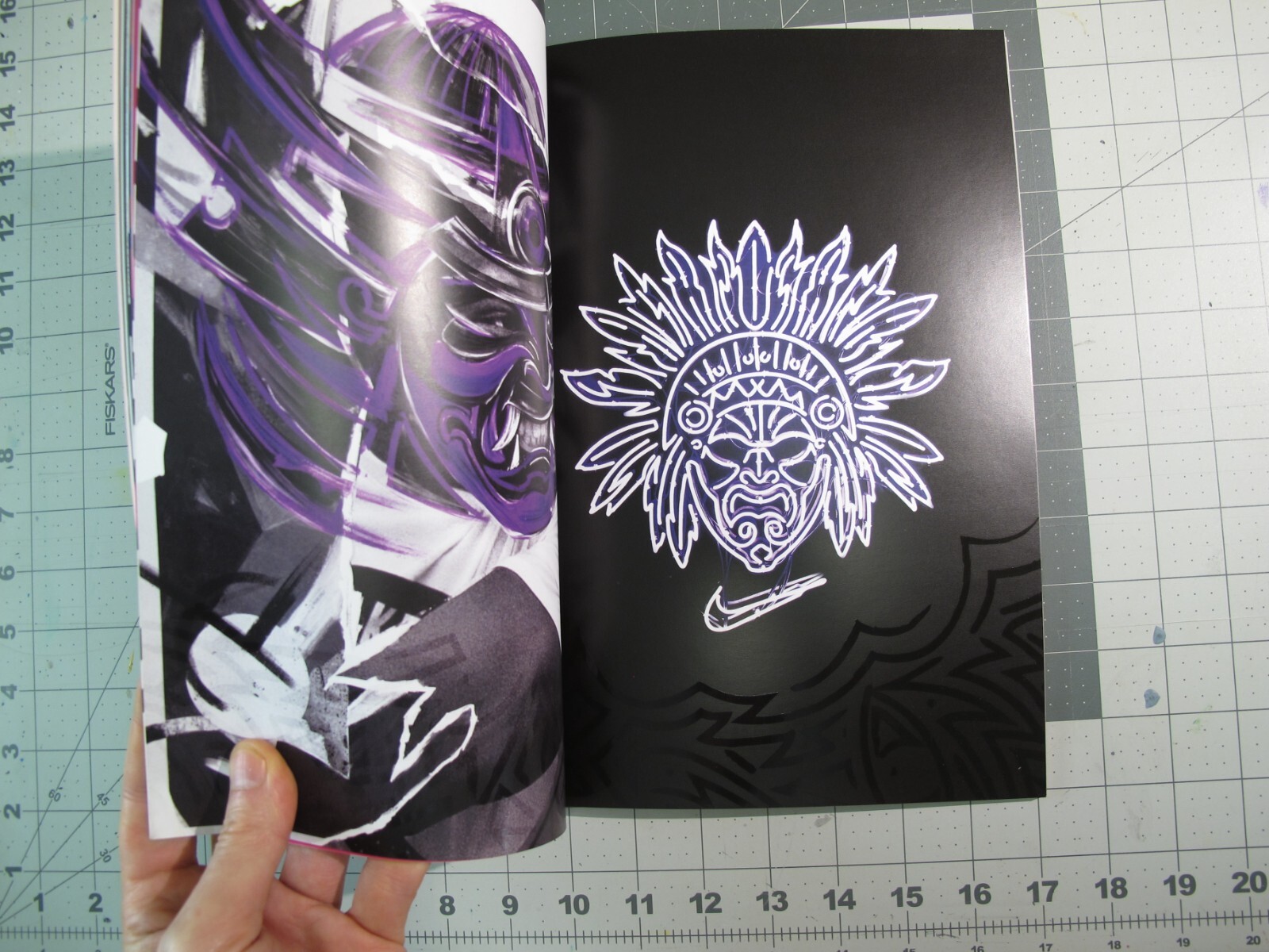 vtg 2010s Nike I LOVE DUST promotional design softcover Book