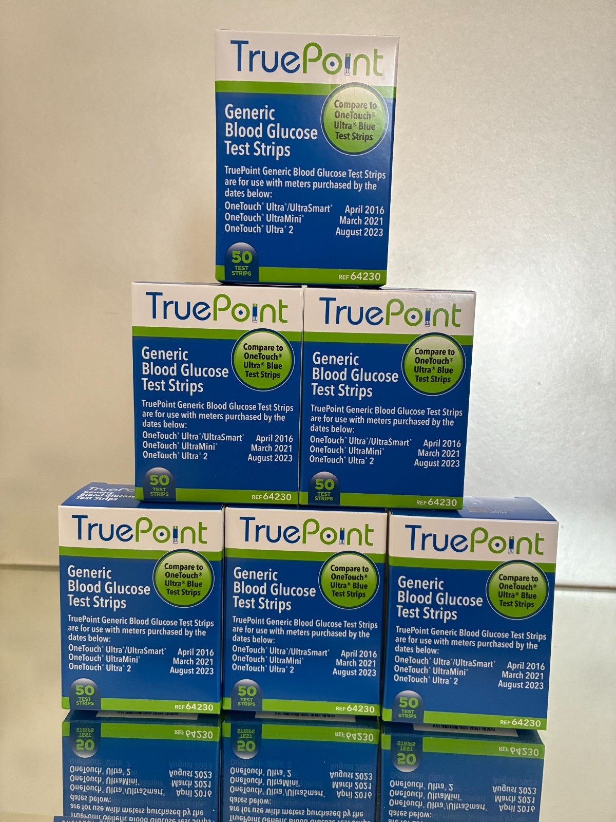 TRUE POINT - UNISTRIP 1 Blood Glucose Strips 300 Qty. Generic for ONE-TOUCH