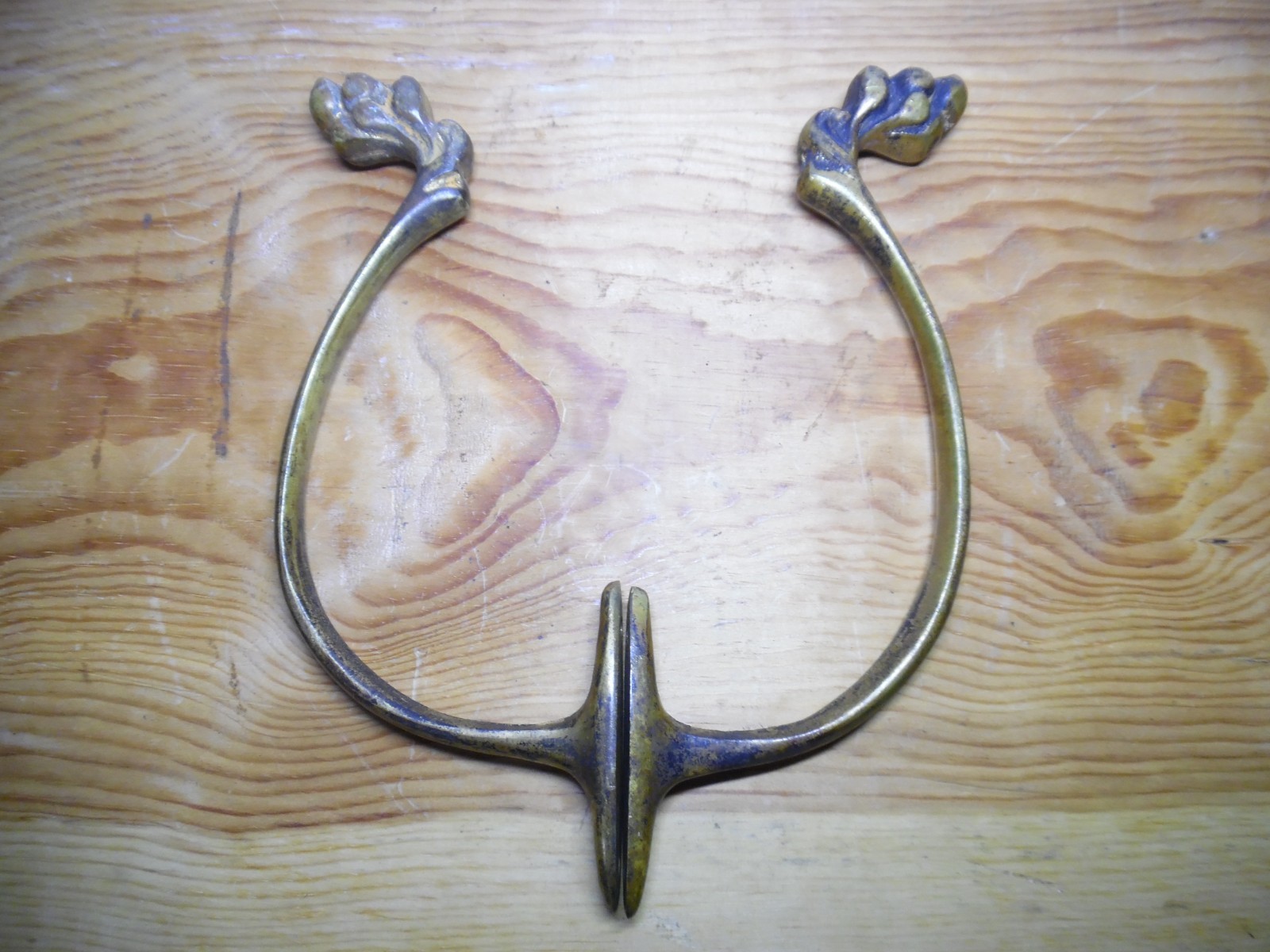 Orig Antique Brass 8" Claw Paw Feet Legs Furniture Stool REPURPOSE 4 Coat Hooks