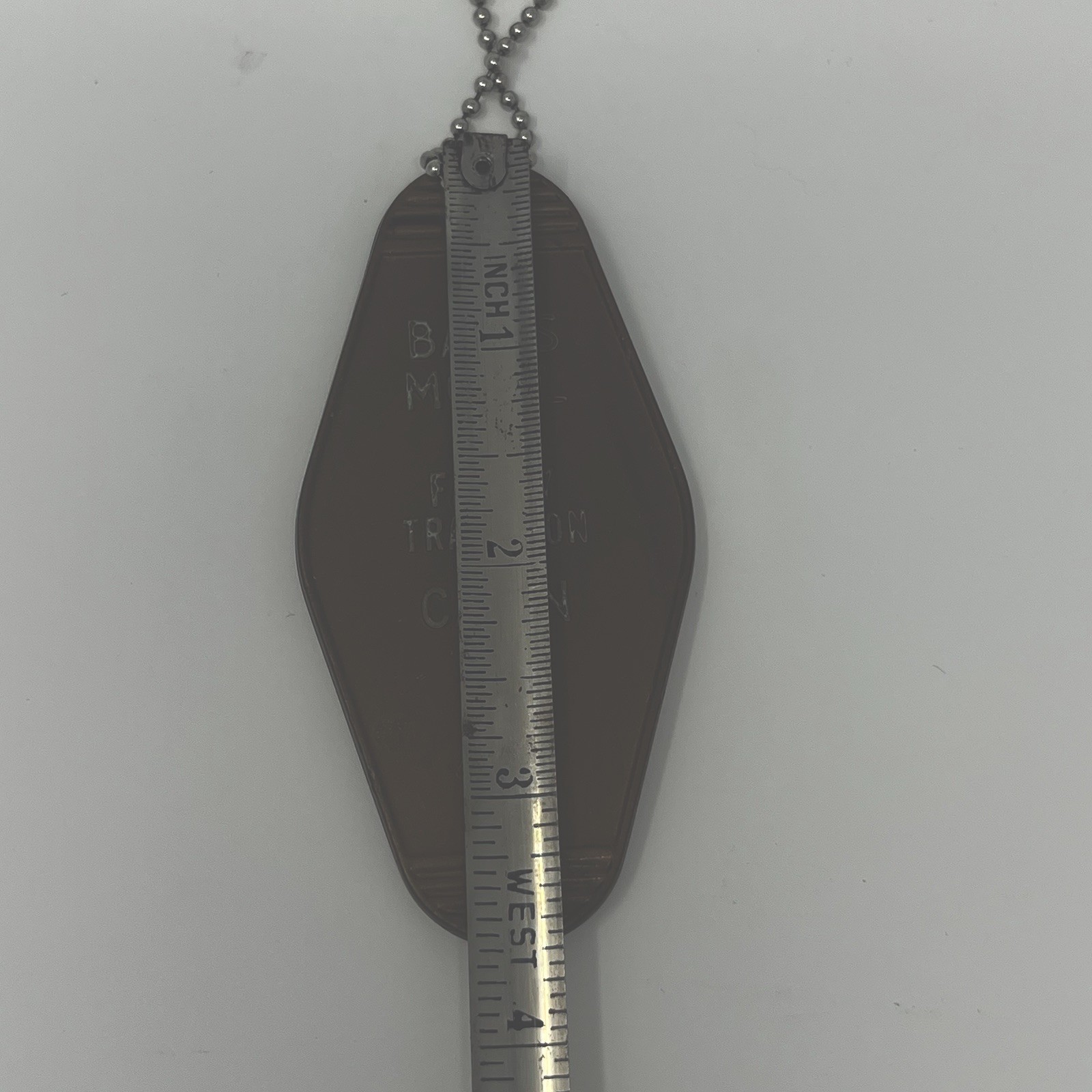 Psycho Bates Motel Horror Film Motel Room Keychain Plastic Bronze-tone