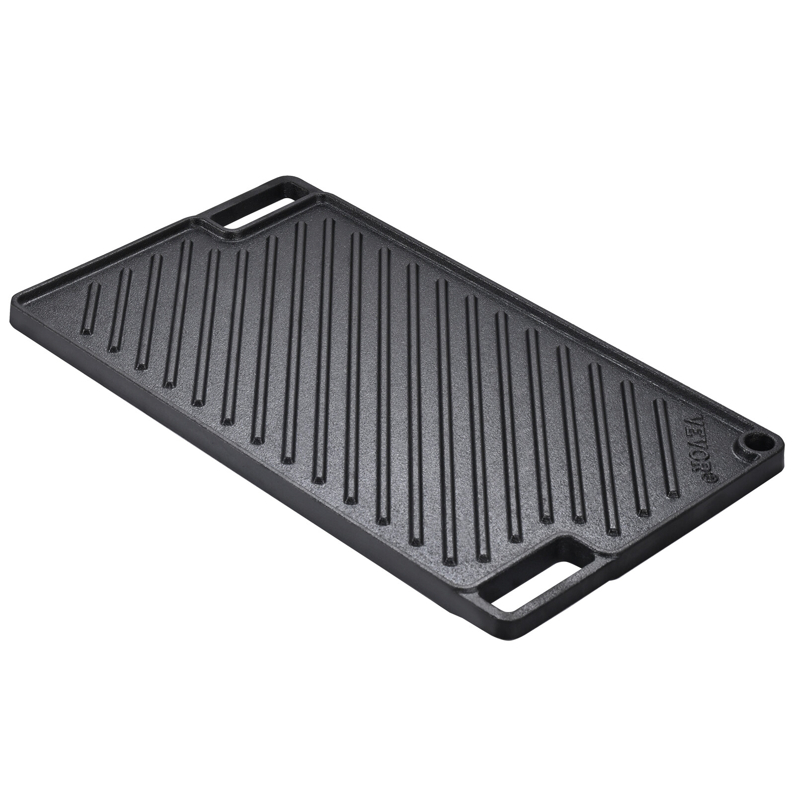 VEVOR Reversible Cast Iron Grill Griddle, 9.7 x 16.7 Inch