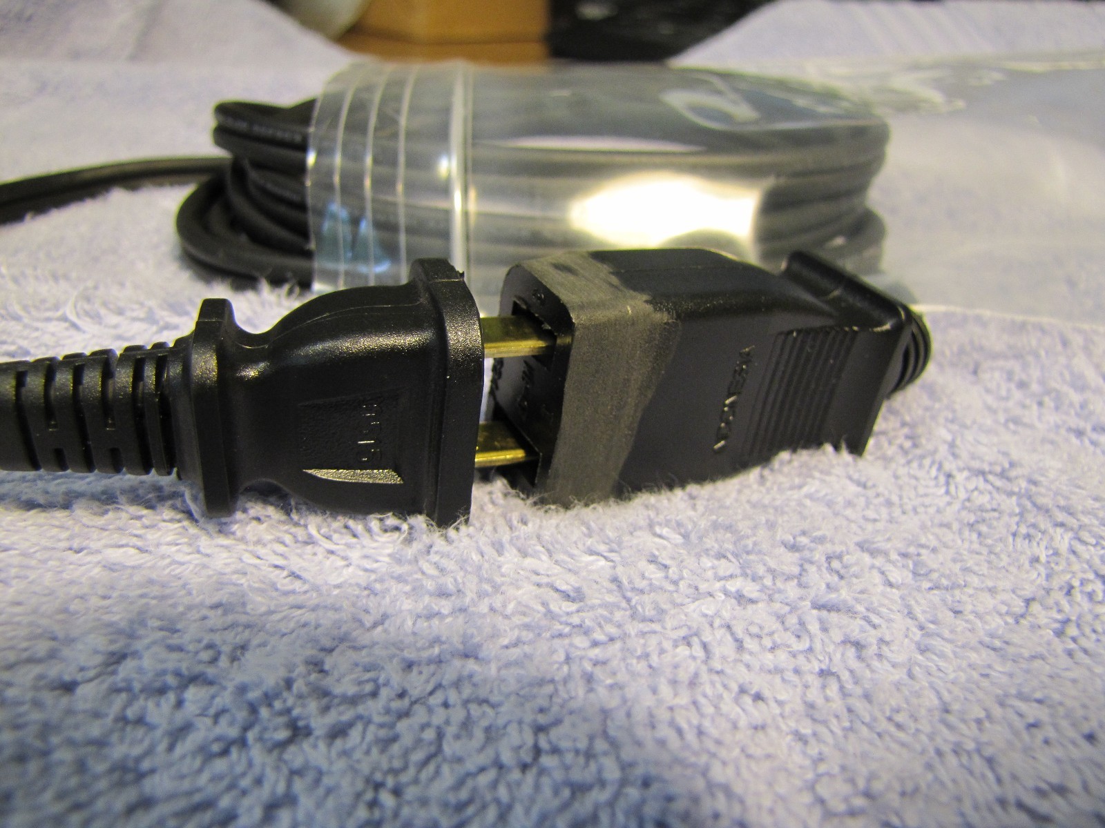 Generic Replacement Power Cord Reel to Reel 2 Prong "AC POWER IN" Socket TEAC A-