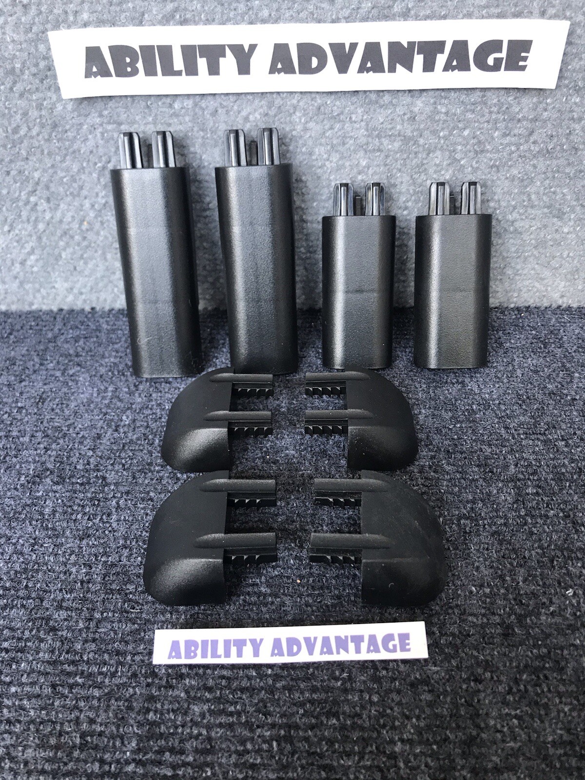 NEW: 2 PERMOBIL AGGRESSIVE SOLID CASTER TIRES for F3, F5, M5 210x65 (2.50-3).