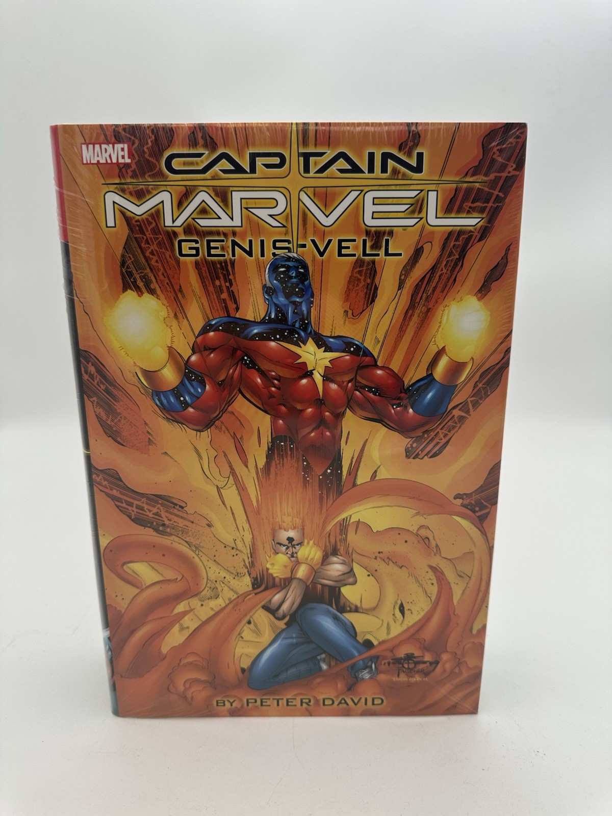 CAPTAIN MARVEL: GENIS-VELL BY PETER DAVID OMNIBUS HC CHRISCROSS COVER