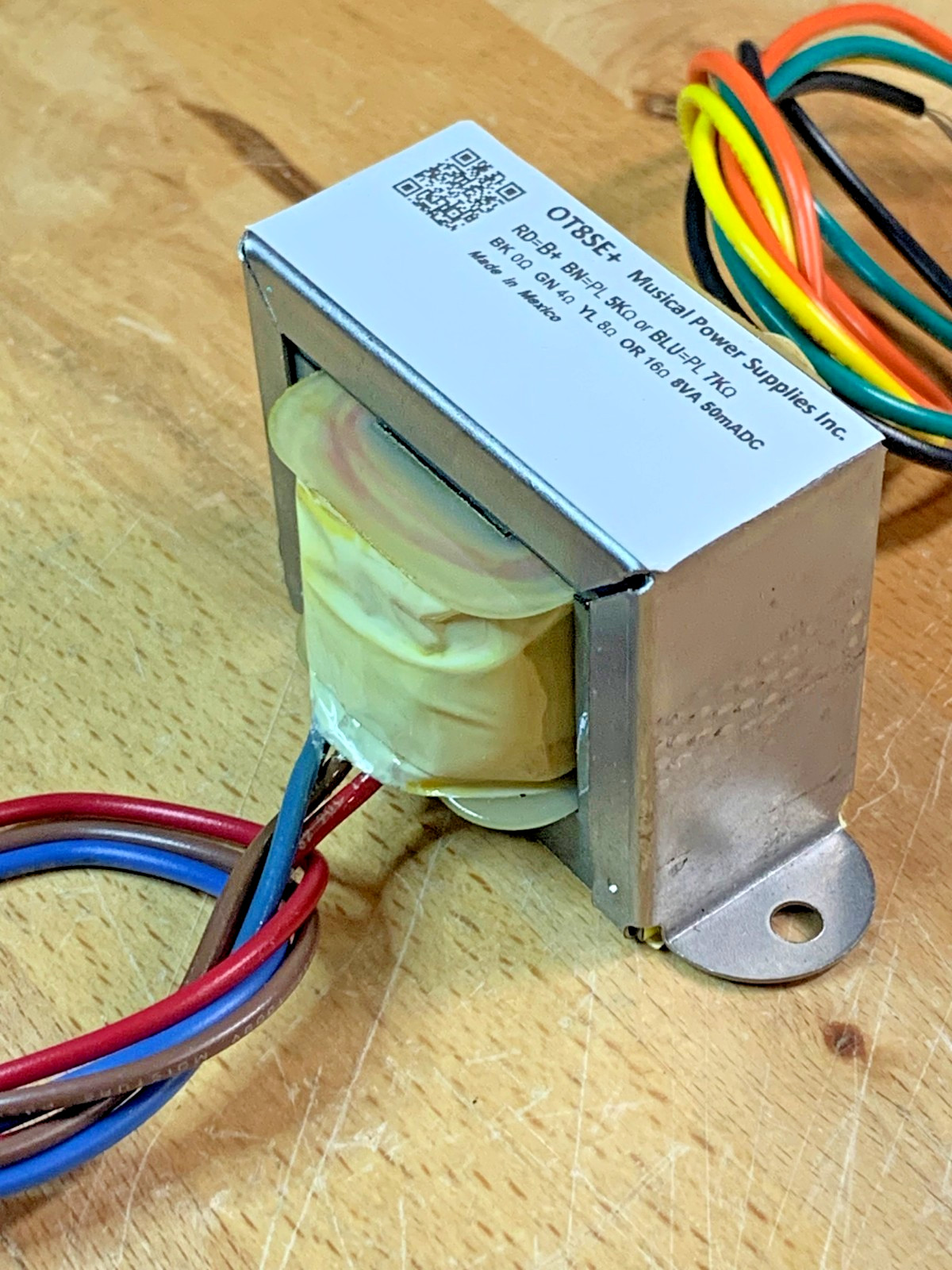 OT8SE-PLUS- Single Ended Tube Output Transformer 5K/7K: 4/8/16 Ohm 8VA 50mADC