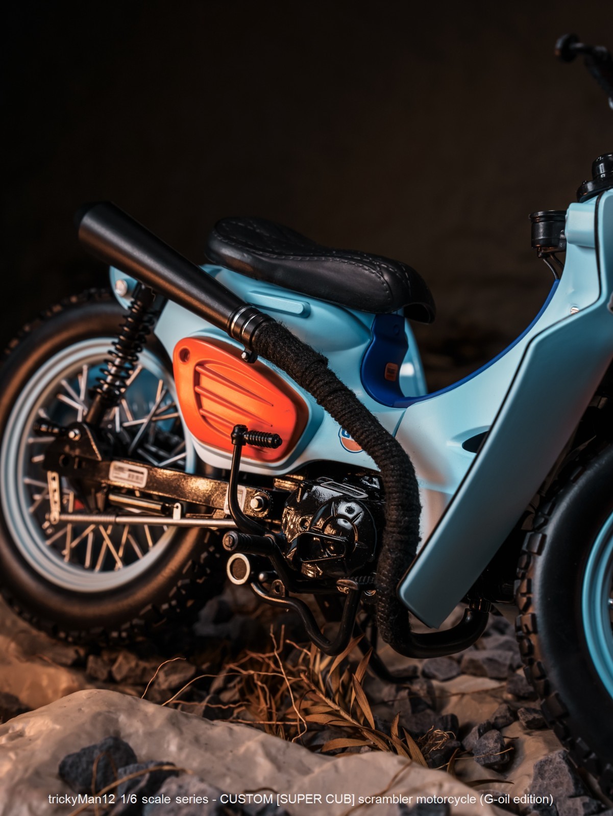 trickyMan12 1/6 [SUPER CUB] scrambler motorcycle CULF2