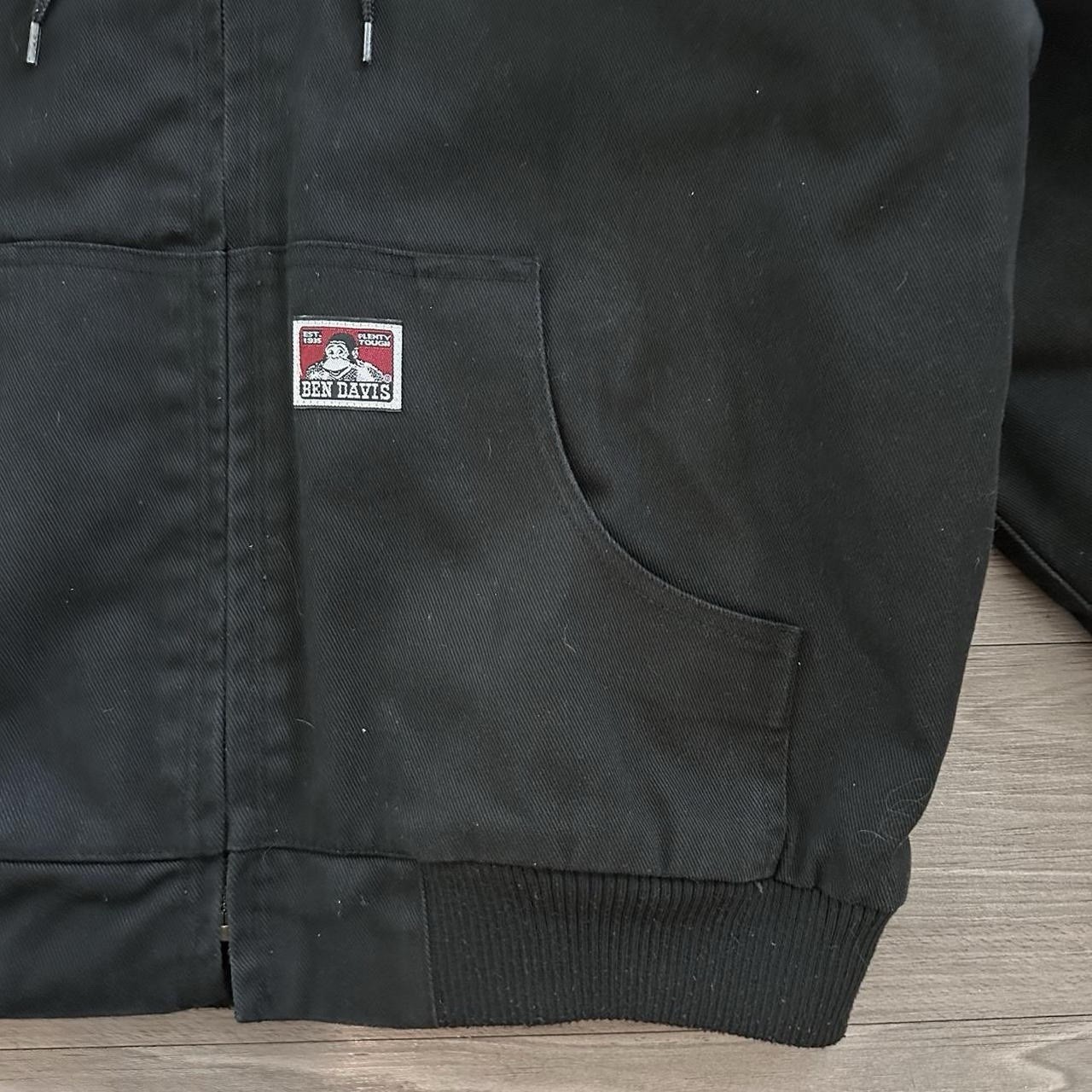 Ben Davis Black Hooded Work Jacket