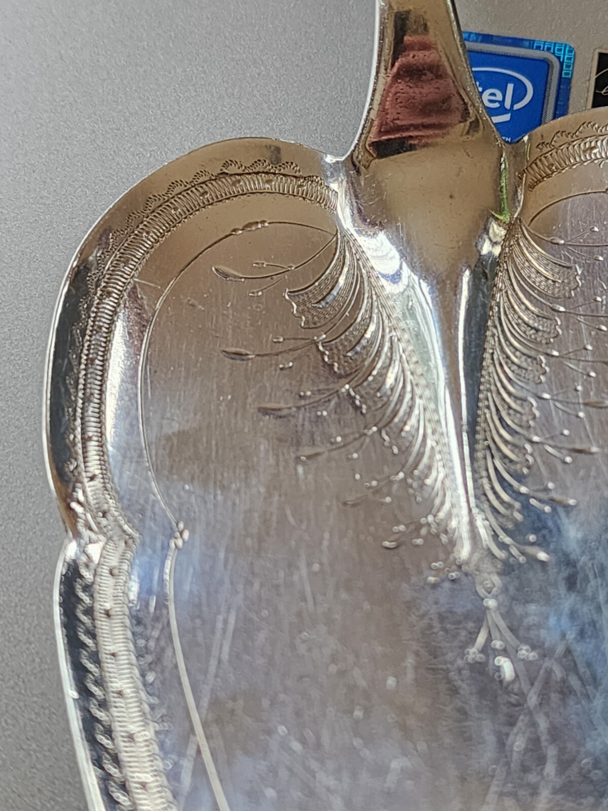 STERLING silver Pie dessert Server Farrington & Hunnewell 19th century