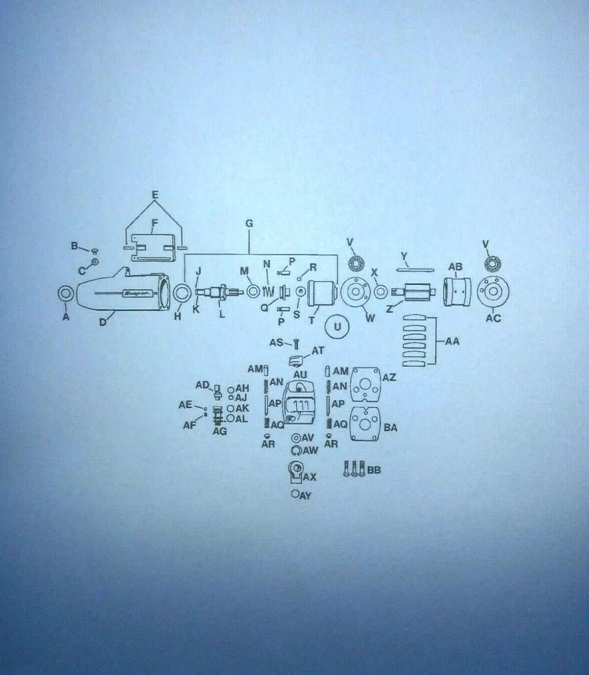 SNAP ON IM32 TUNE UP KIT W/BEARINGS & THROTTLE VALVE PLUGS 3/8" DRIVE BUTTERFLY