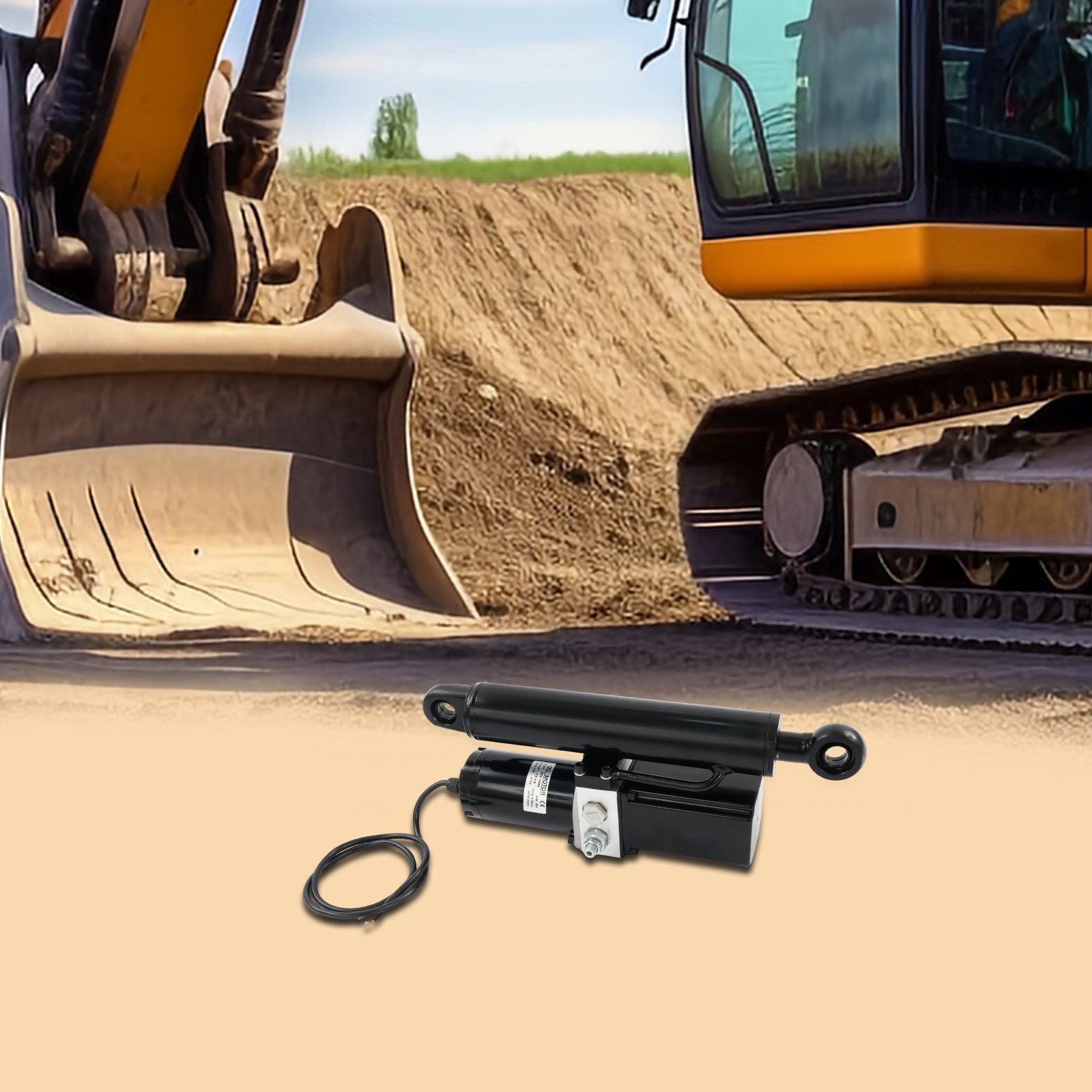 Electric Hydraulic Cylinder Actuator Electric Linear Actuator 2 Ton/4409lb 200mm