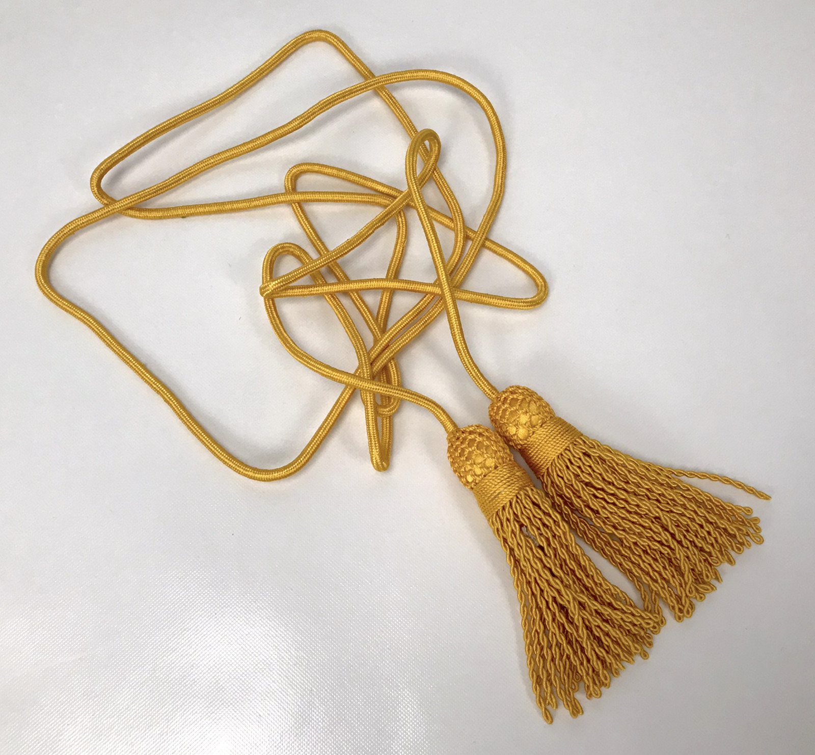 Yellow Silk Bugle, Flag, or Bagpipe Cord