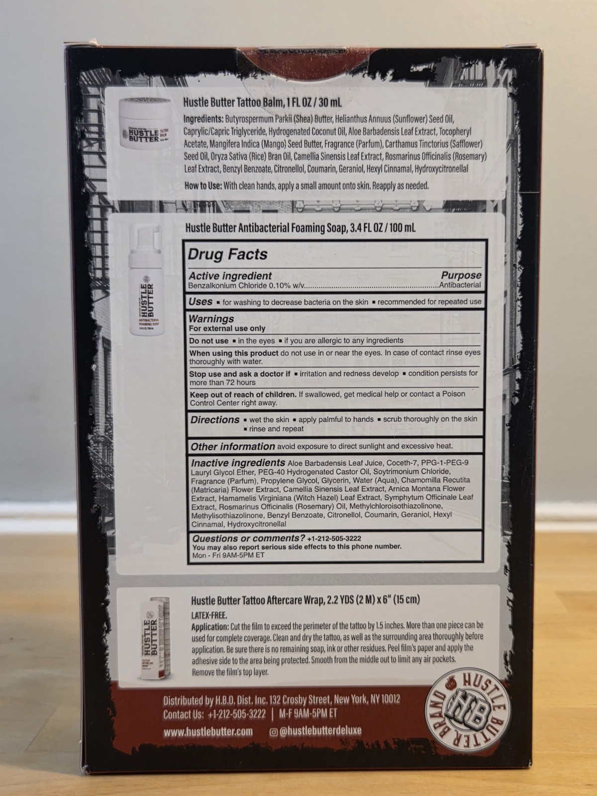 The Hustle Essentials - Tattoo Care Kit - Butter Balm, Antibac Soap, & Wrap