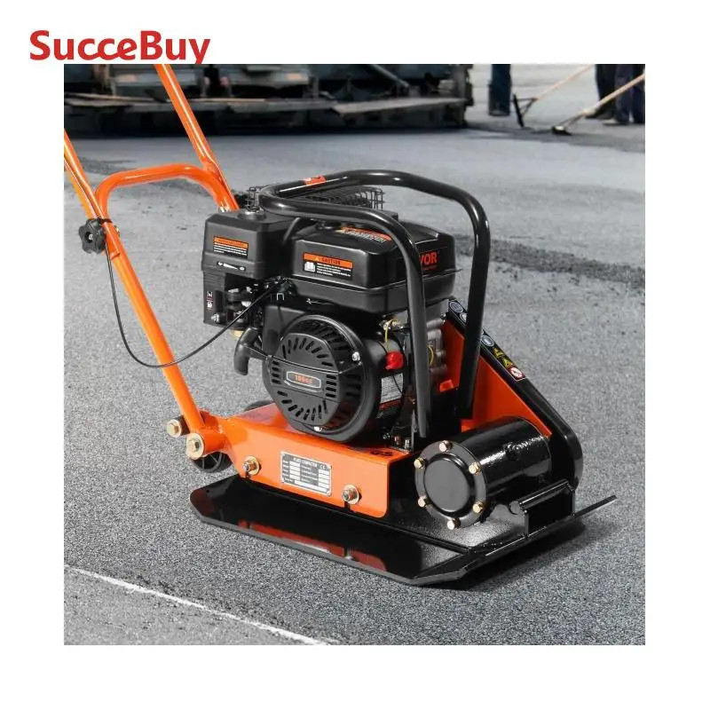 Plate Compactor 2.8/6.5 HP Force Vibratory Compaction Tamper for Walkways,Patios