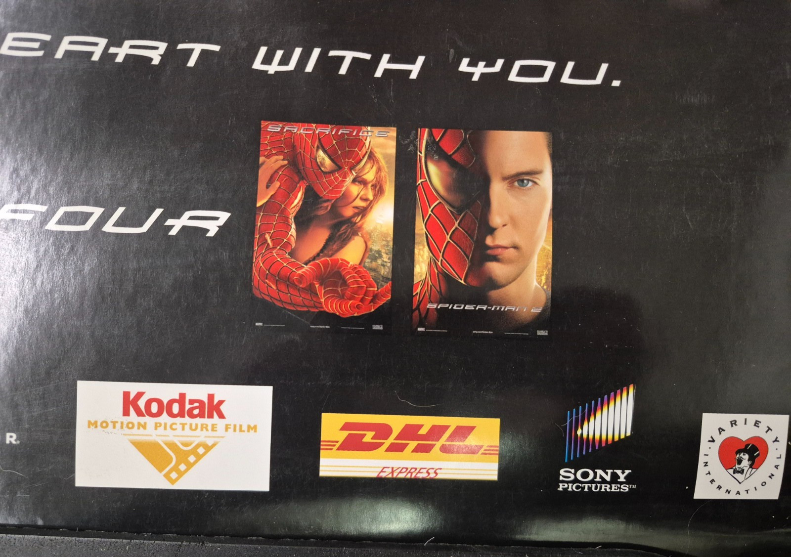 SPIDER-MAN 2 Original Movie Poster DS 27x40 Charity Donation Spiderman Poster