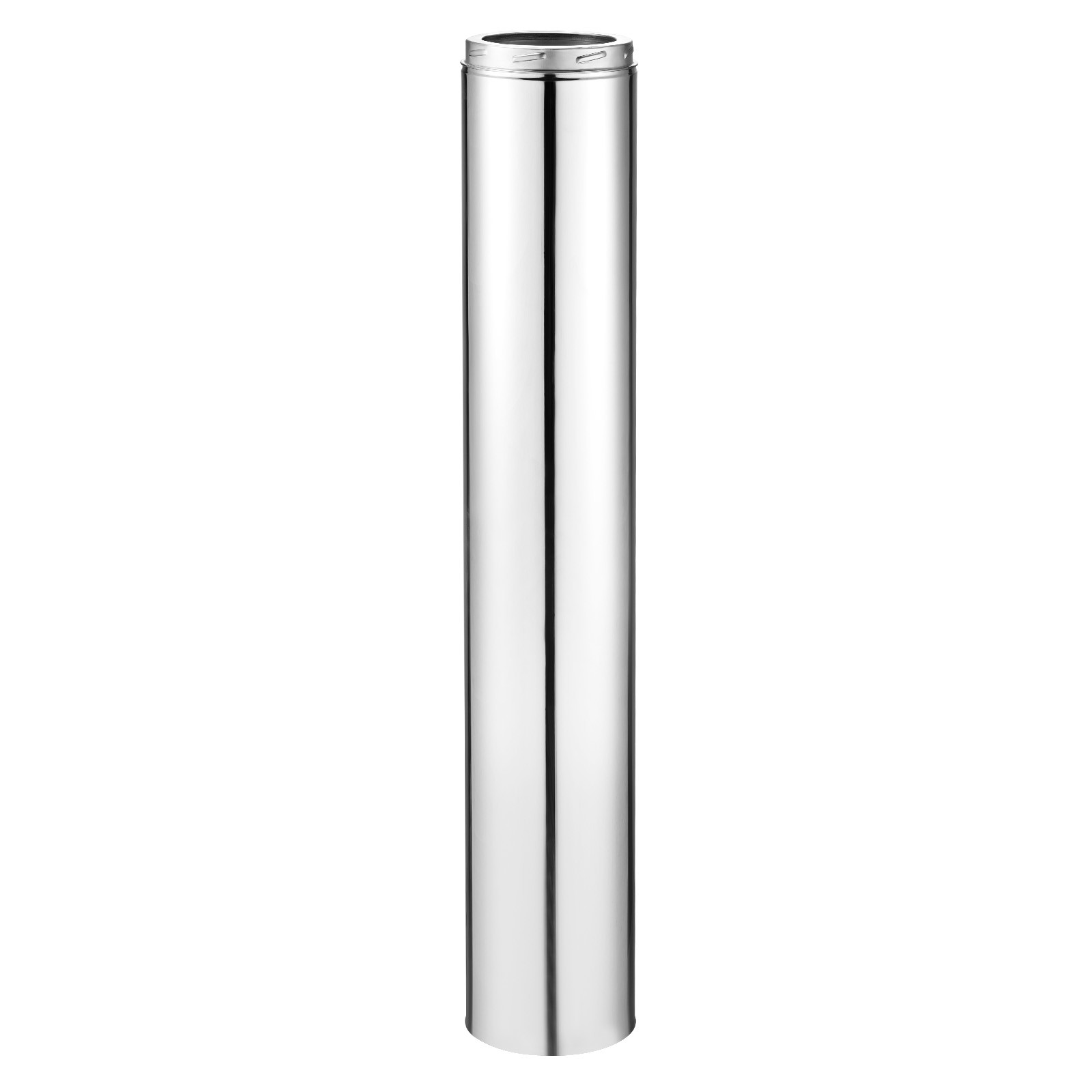 Uimoso 6 x 48 Inch Stainless Steel Insulated Double-Wall Chimney Pipe
