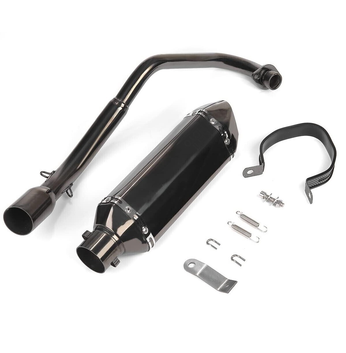 2014-2025 For Honda Grom MSX125 / ABS Full Black Exhaust System Headers Muffler