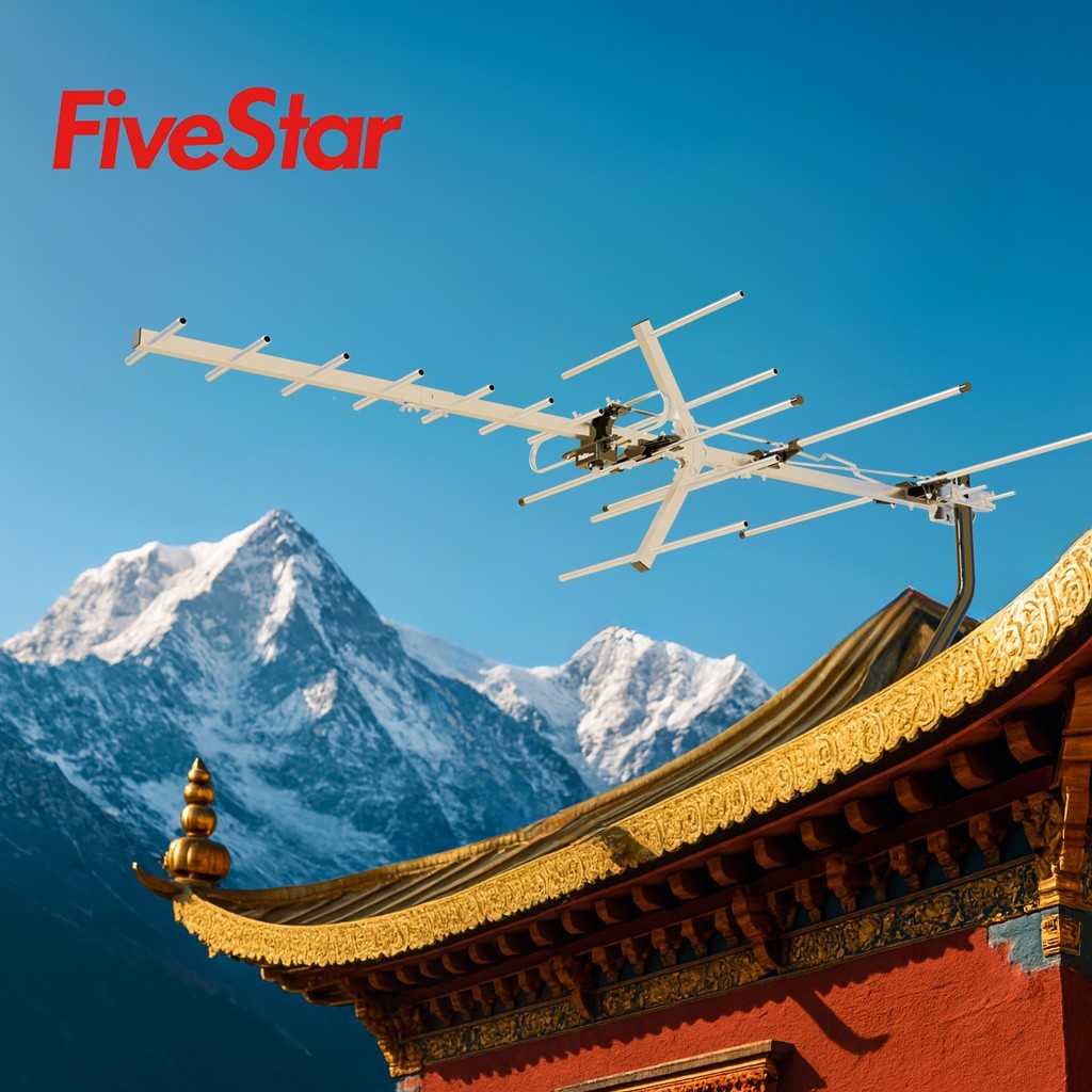 Yagi HD TV Outdoor Antenna up to 200 Mile Range, Attic or Roof Mount TV Antenna