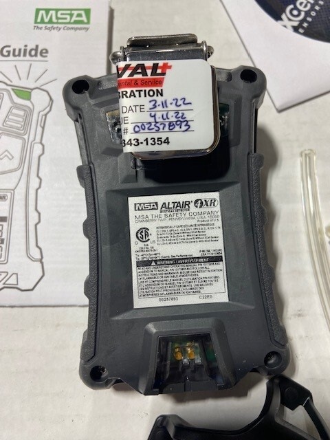 MINE SAFETY 10178566 ALTAIR 4XR Multigas Detector, Charcoal Case - NEW