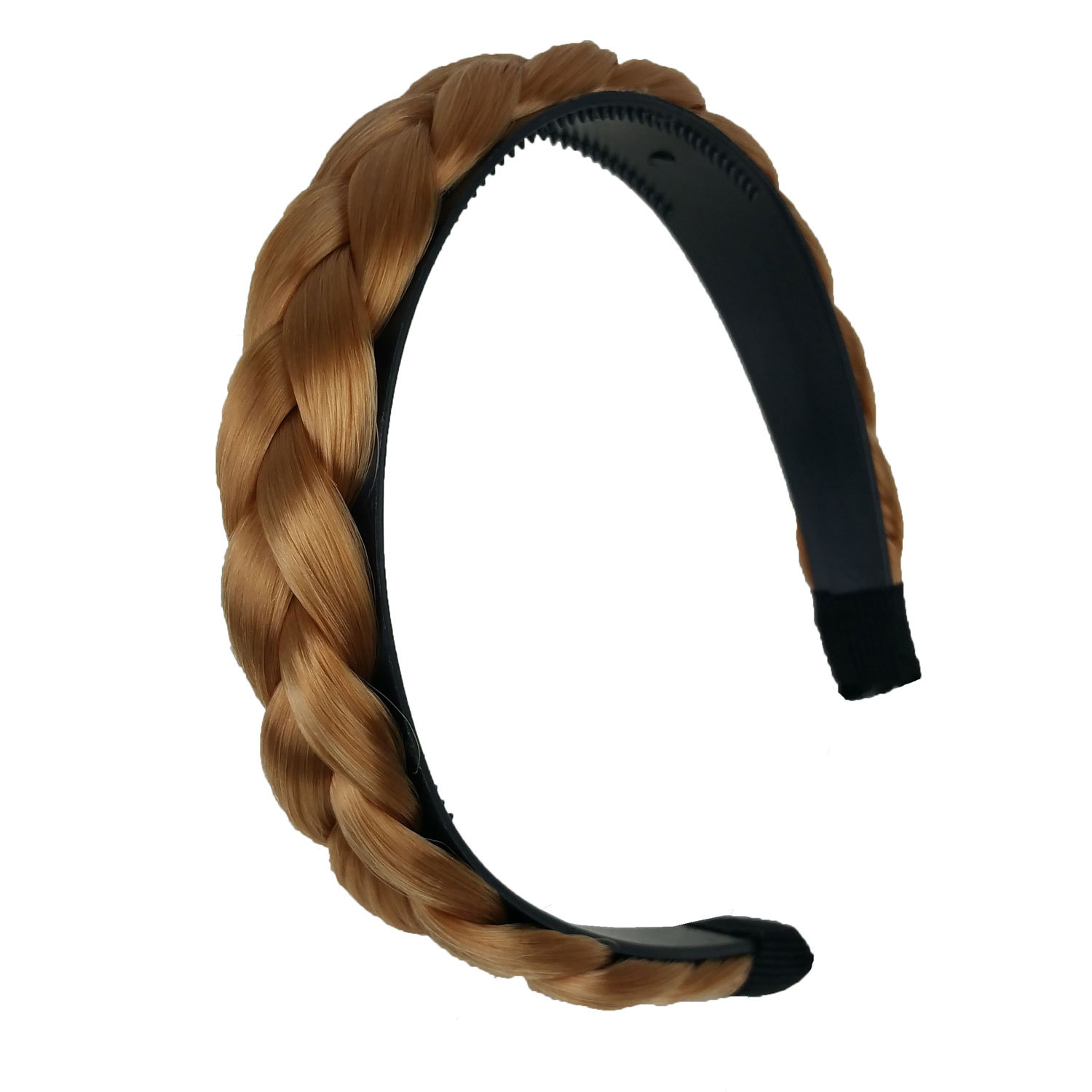 Hair Headband Braided Plaited Headband Synthetic Hairband for Women Girls