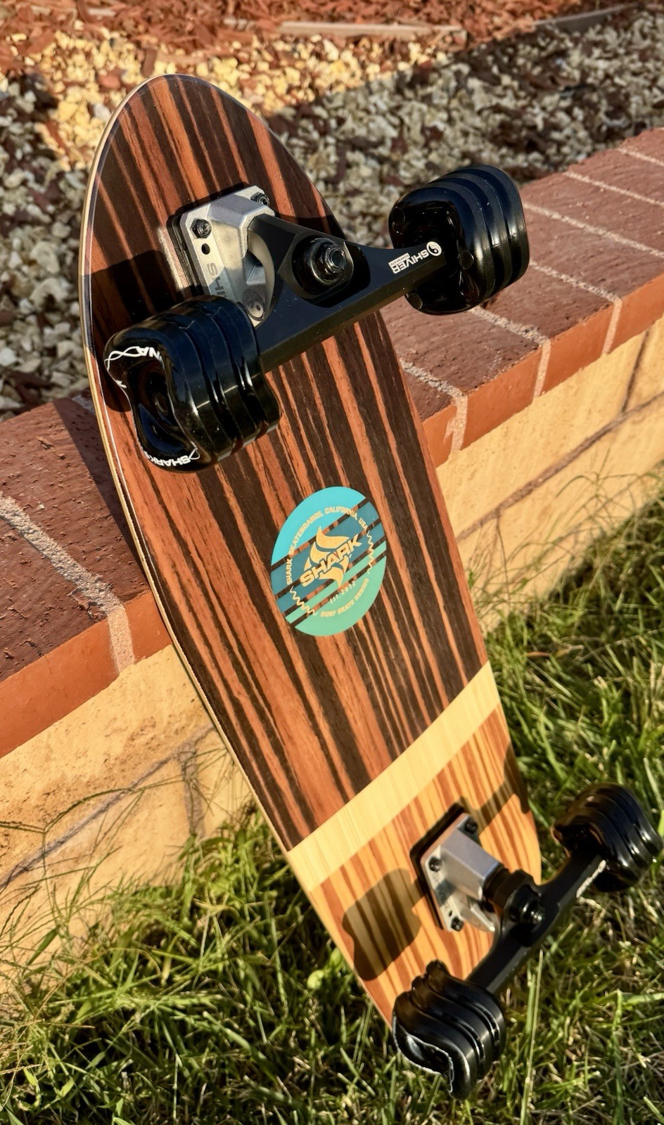 Carve Life Surfskate Comes with 72mm DNA Shark Wheels. MADE IN USA.