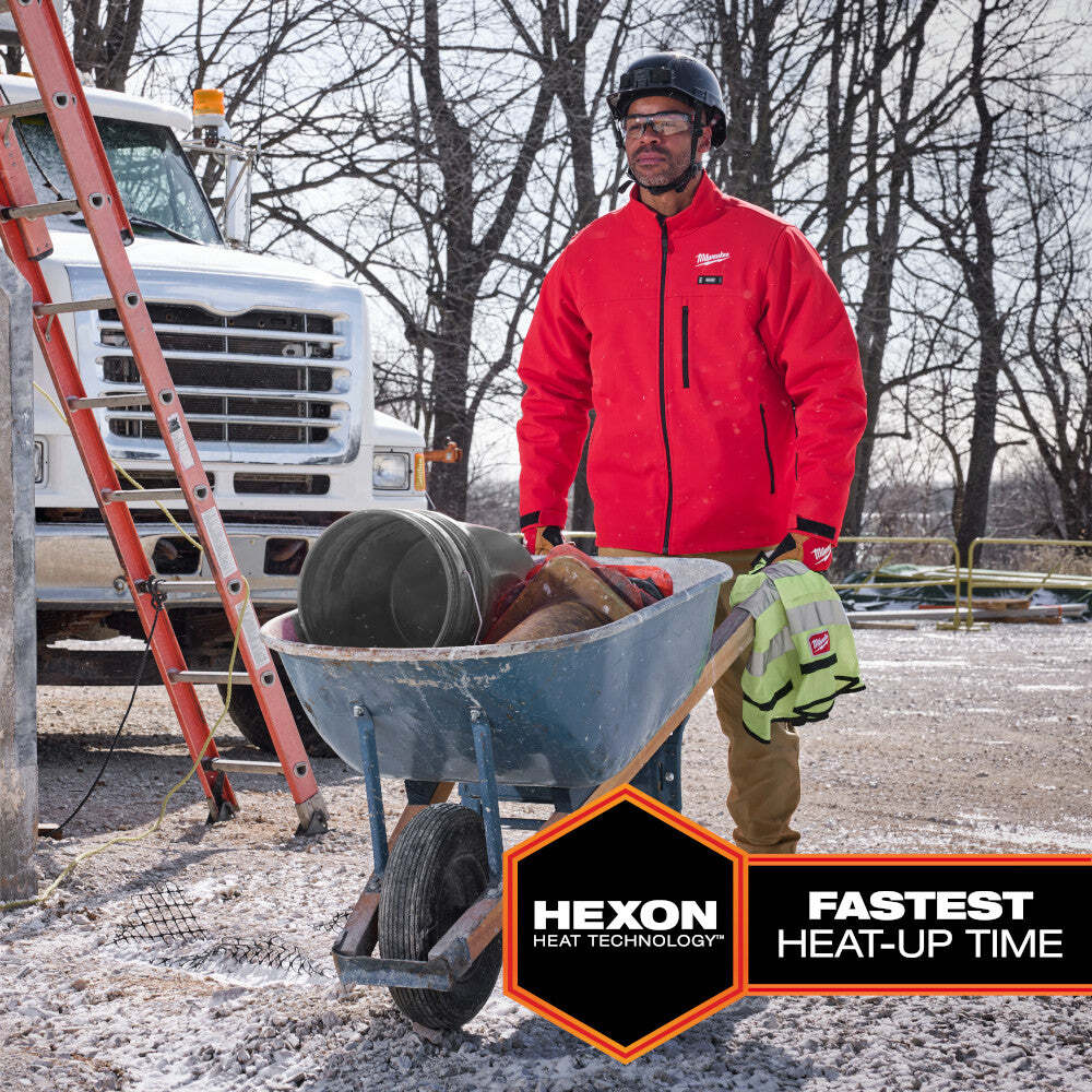 Milwaukee M100R-21XL M12 12V Durable Li-Ion Heated TOUGHSHELL Jacket