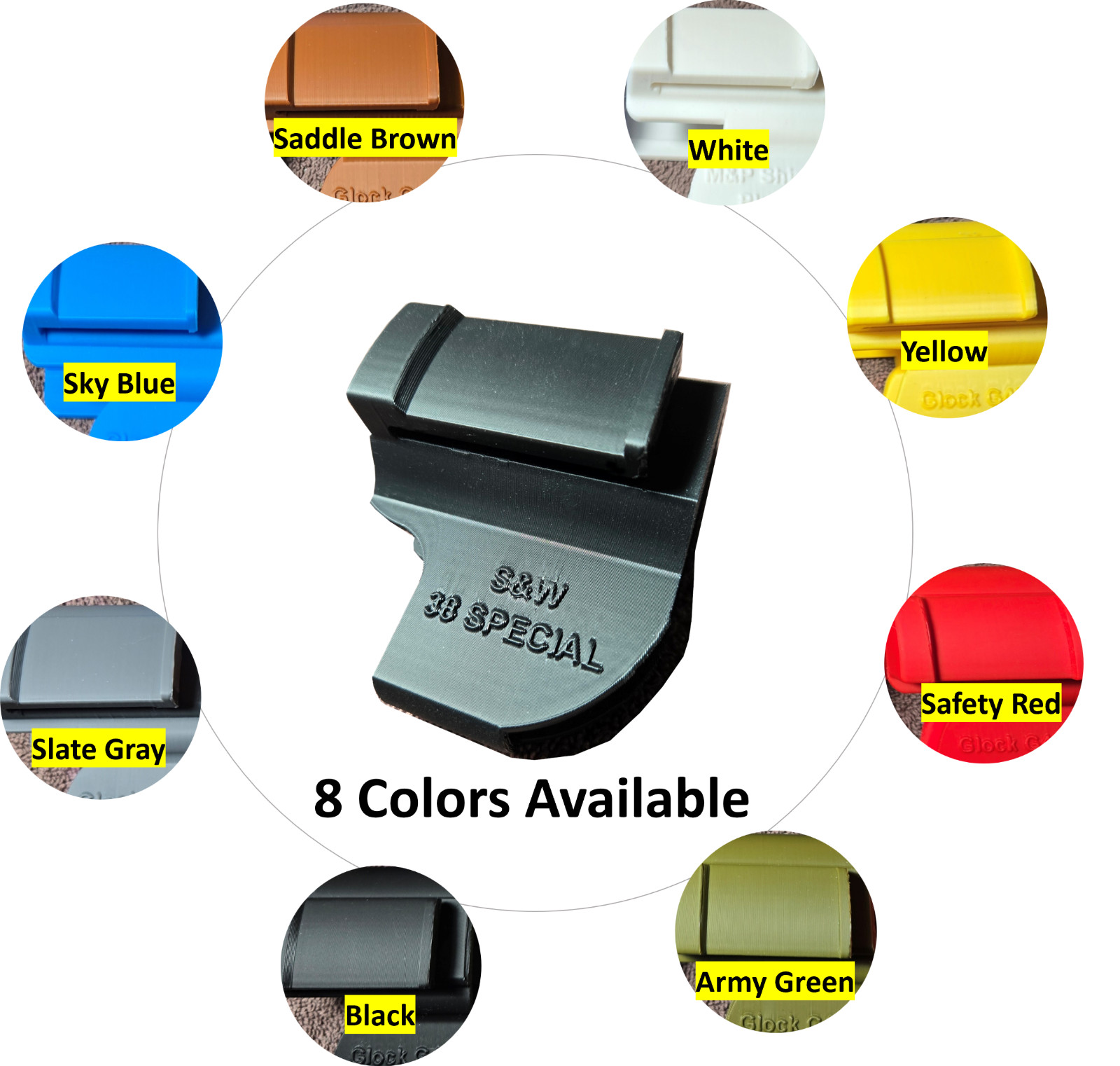 S&W 38 Special Airweight 442 642 Revolver Holster IWB In Waistband Conceal Carry