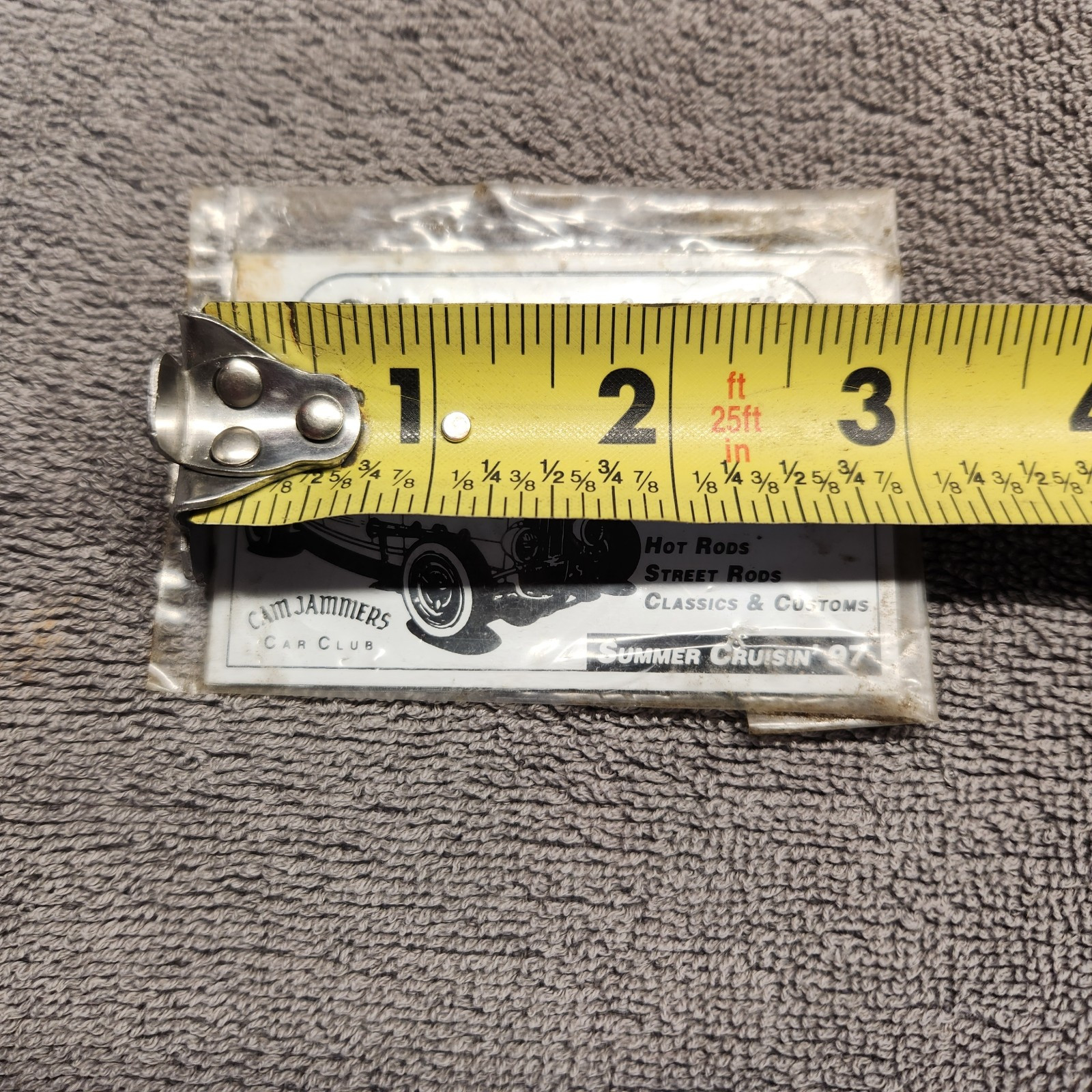 Vintage Car Show Dash Plaque. Schlotzky's Deli Cruisin' Back To The 50's. 1997.