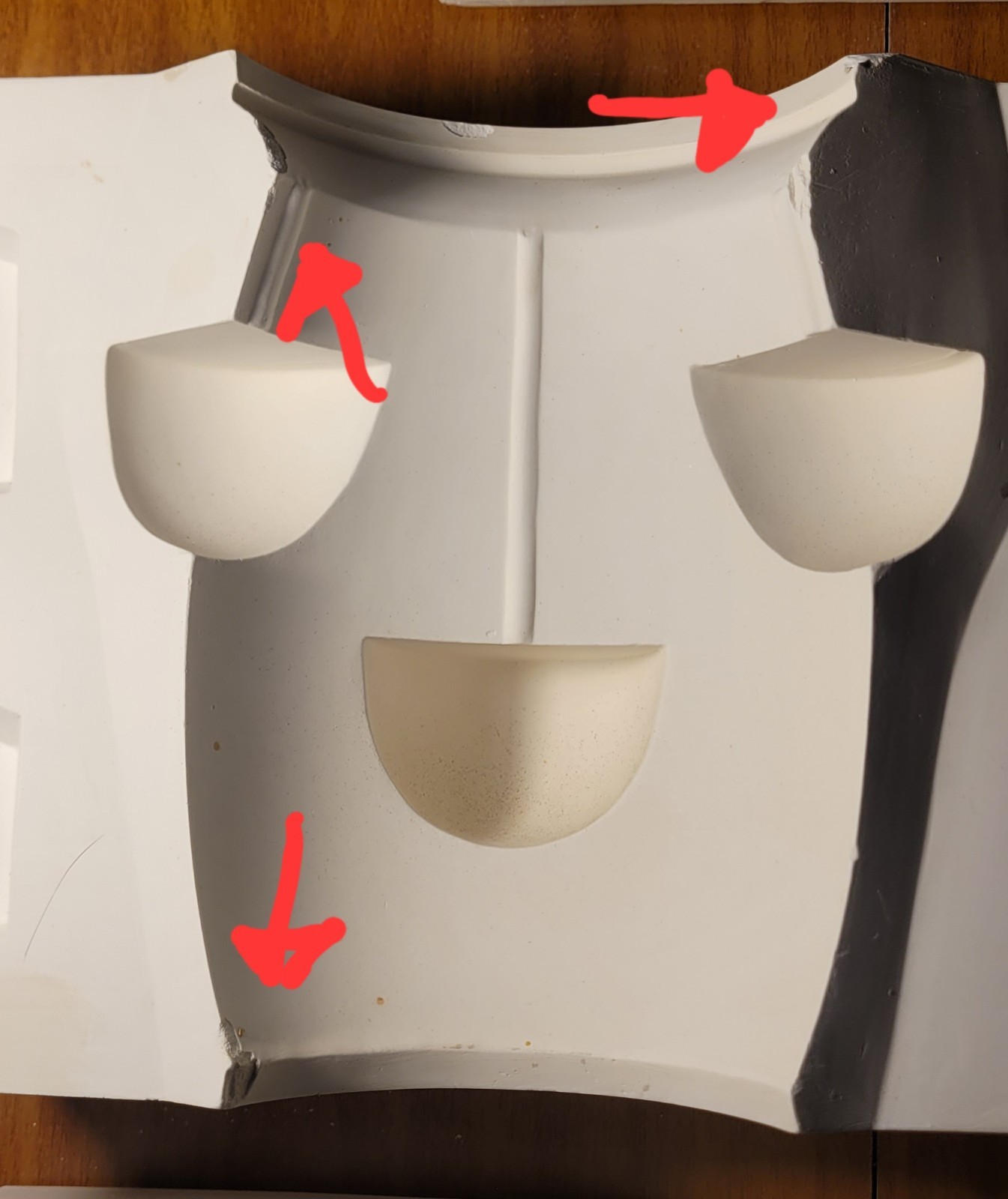 White Horse Ceramic Slip Casting Mold *Strawberry Planter* No. 10554