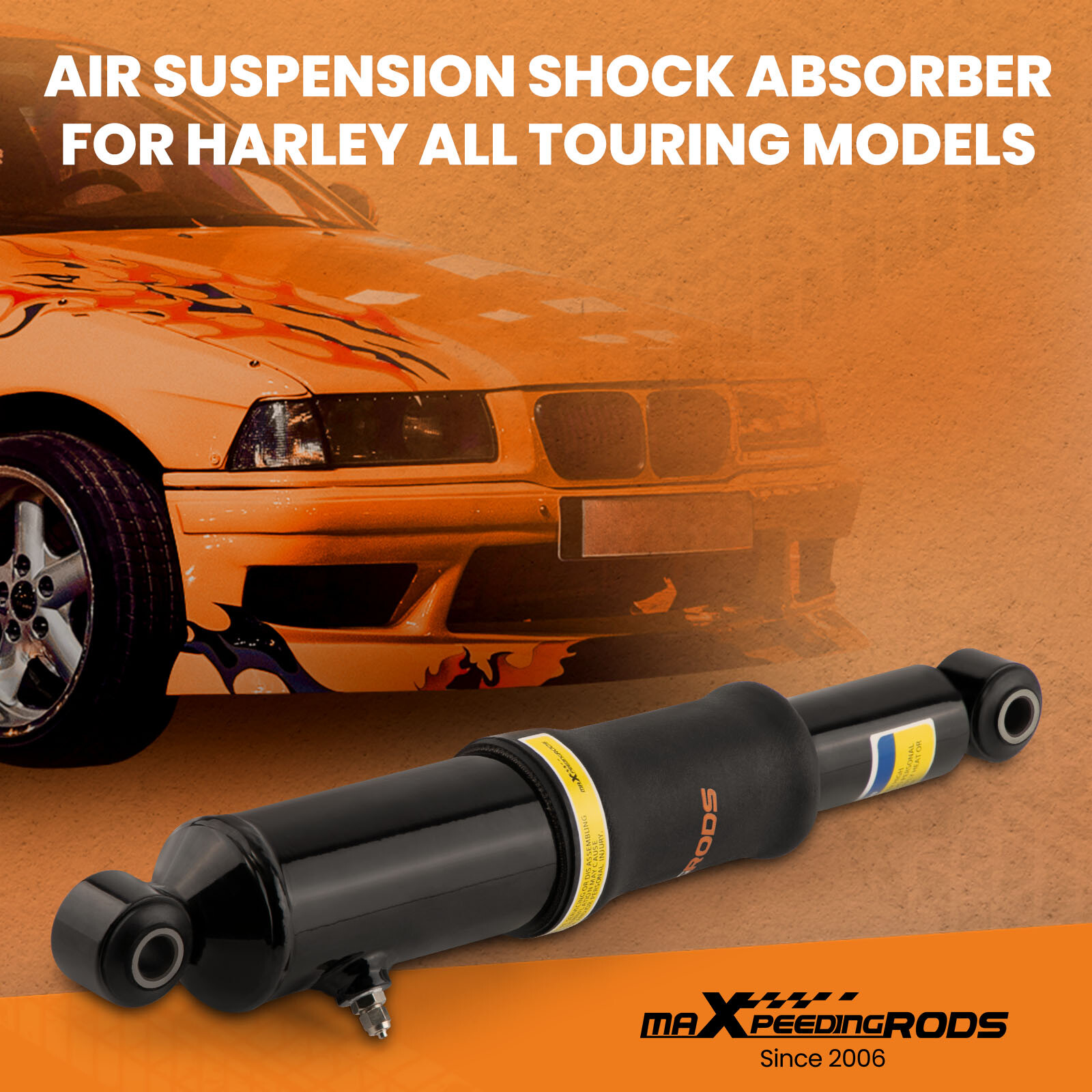 Rear Air Ride Suspension Fit For Harley Touring Electra Ultra Classic 1994-2023