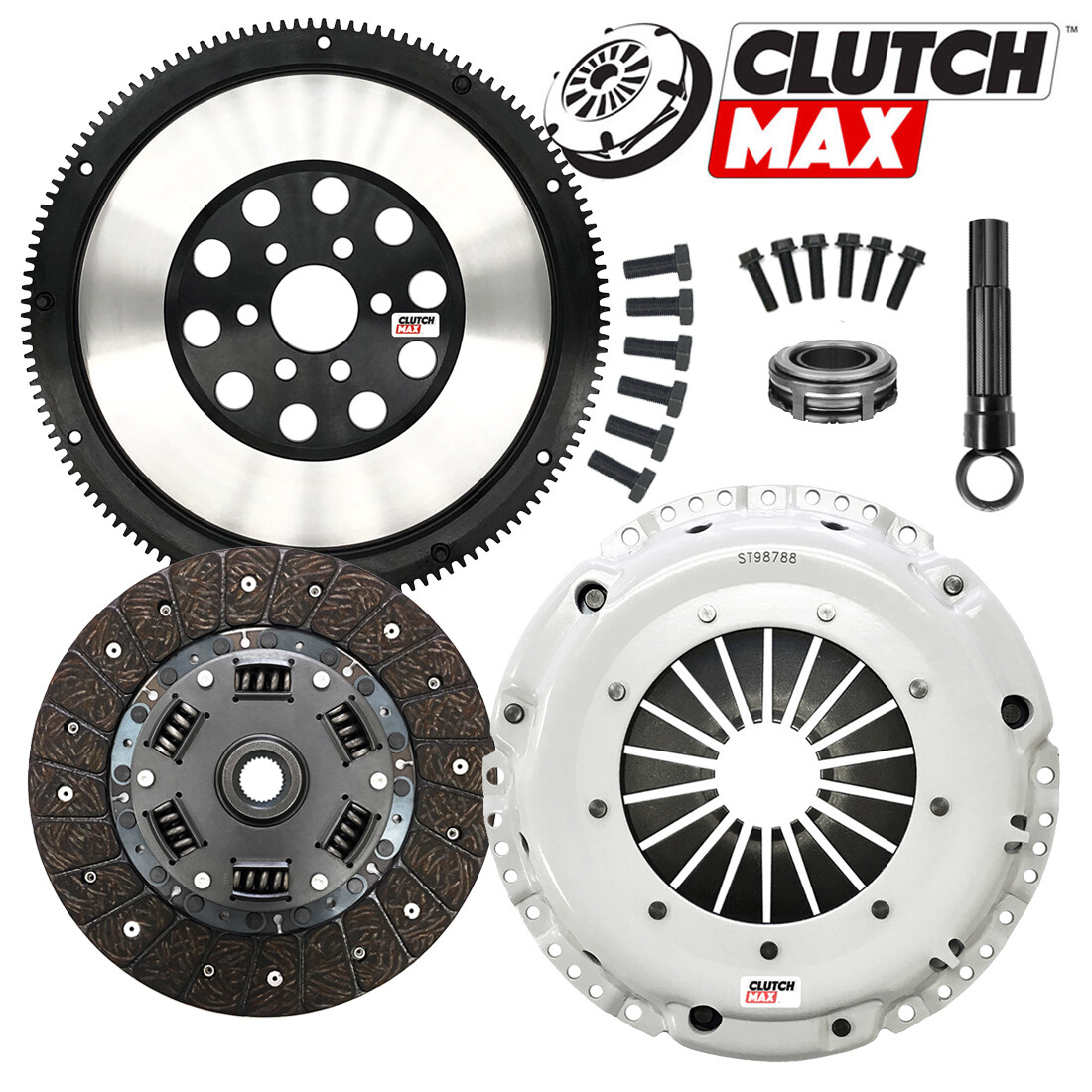 STAGE 2 HD CLUTCH KIT+FLYWHEEL COMBO FOR VW GOLF JETTA BEETLE 1.8 1.8T 1.9 TDI