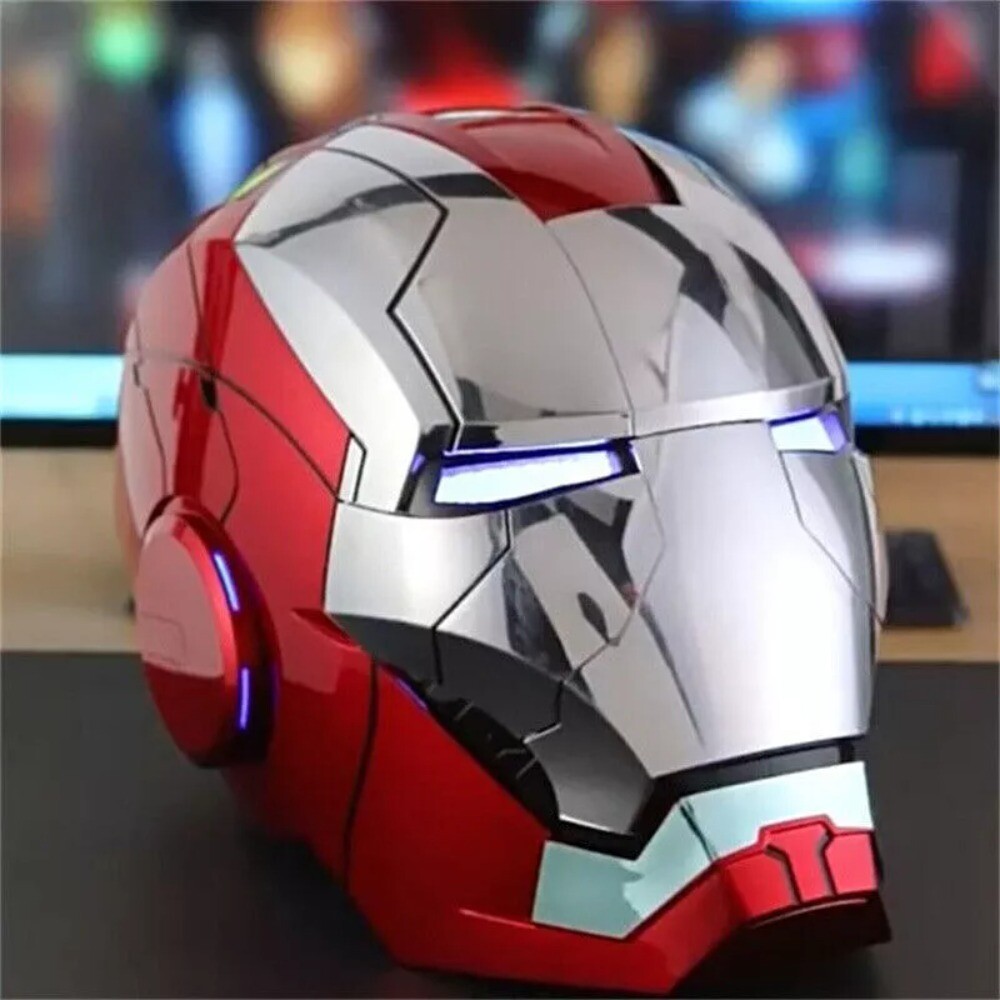 Autoking Iron Man Helmet MK5 1/1 Voice-controlled Mask Transform CosplayProp NEW