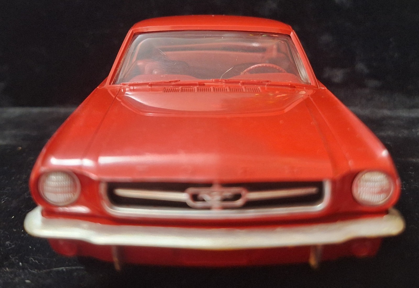 Vintage 1965 AMT Red FORD MUSTANG FASTBACK Dealer Promotional Plastic Model Car