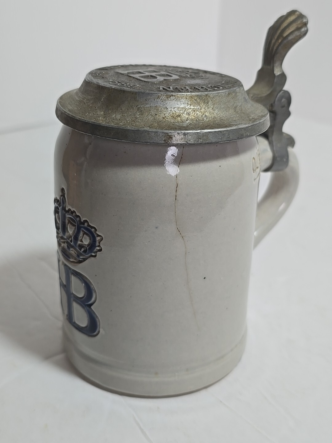 Hofbrauhaus Munchen .25 Liter Lidded Beer Stein