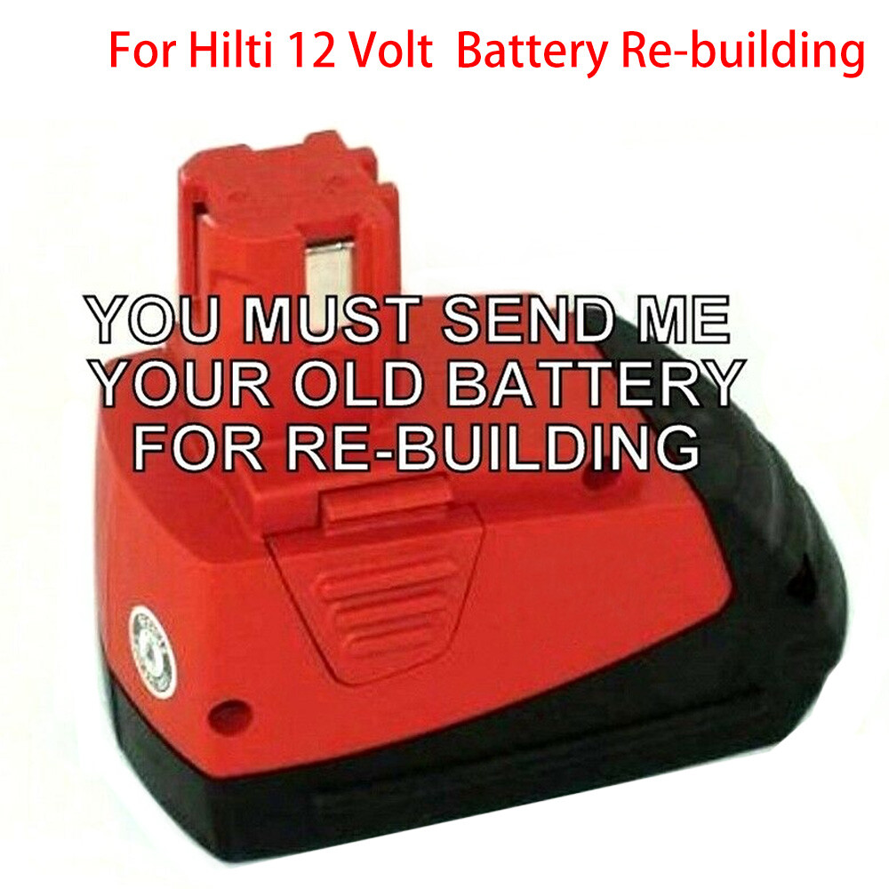 Battery Rebuilding For HILTI 12V SFB126 SF 121-A 3.0Ah 3000mah Ni-MH