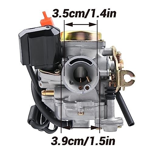 50cc Carburetor for 49cc 50cc GY6 4 Stroke Scooter Taotao Go Kart Moped PD18J
