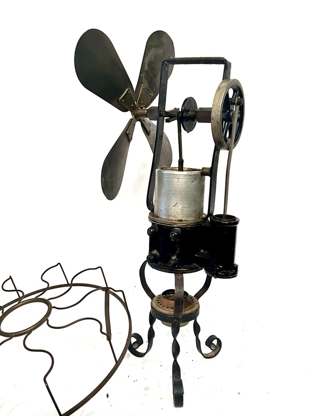 Ça. 1965 UNIDENTIFIED HOT AIR ENGINE FAN A+ RUNNING CONDITION ESTATE FIND