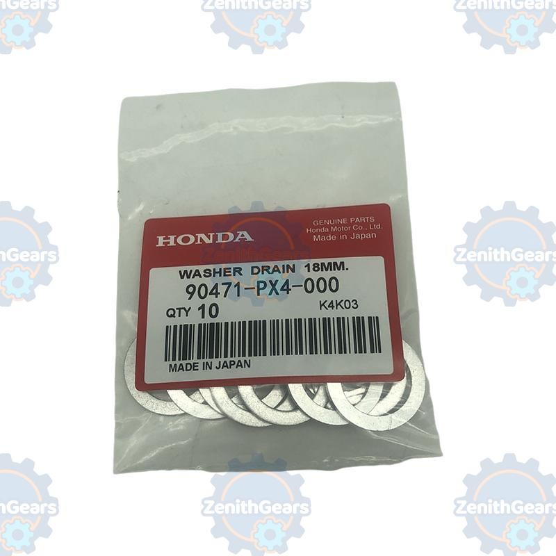 10PC 18MM TRANS DRAIN PLUG CRUSH WASHER GASKETS (90471-PX4-000)FOR HONDA/ACURA