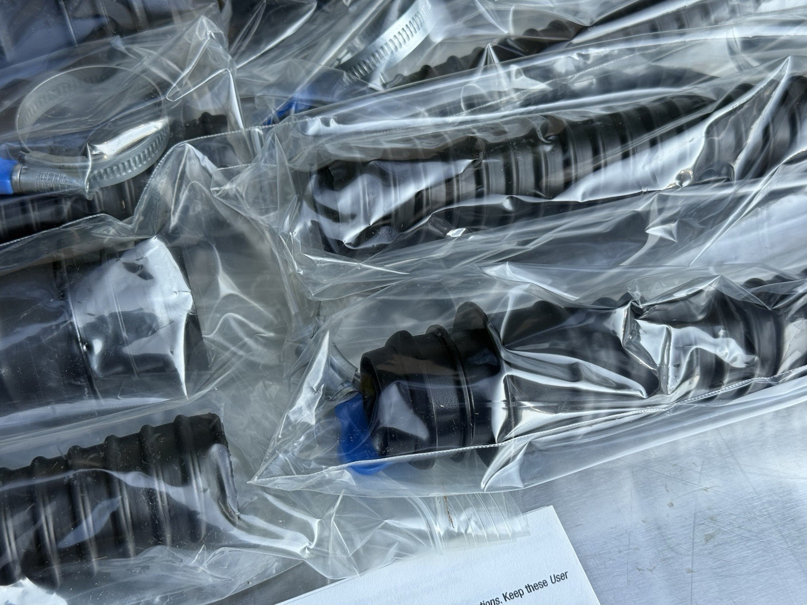 Pack Of 4 - 3M H-120 PAPR Respirator Breathing Tube Connection Adapter *New