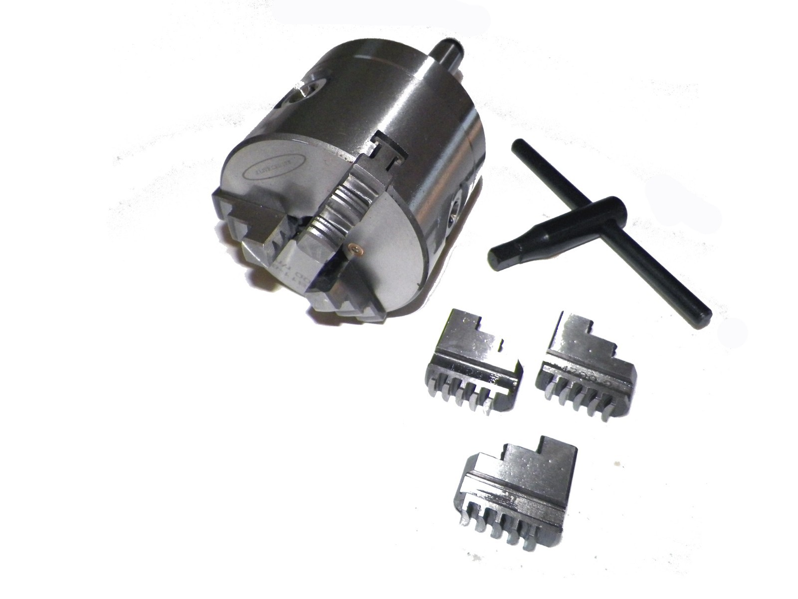 3MT 4" 3 Jaw Precision Lathe Chuck with MT3 Shank (Non-Rotating)