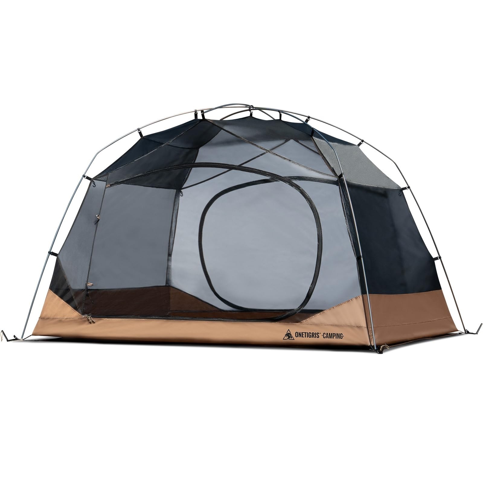 OneTigris JOVIAN 4 Person Camping Tent 3 Season Family Shelter Easy Setup Out...