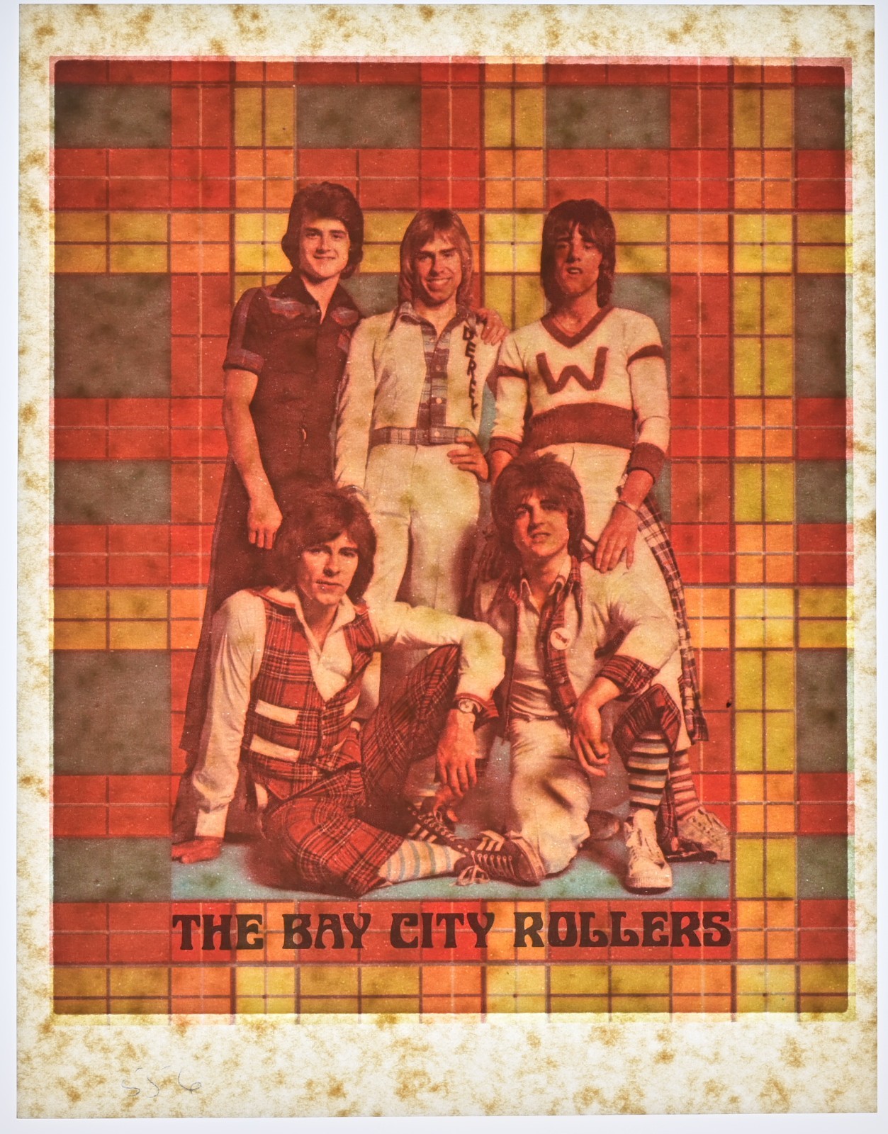 Original VINTAGE 1970s Heat Transfer | Bay City Rollers
