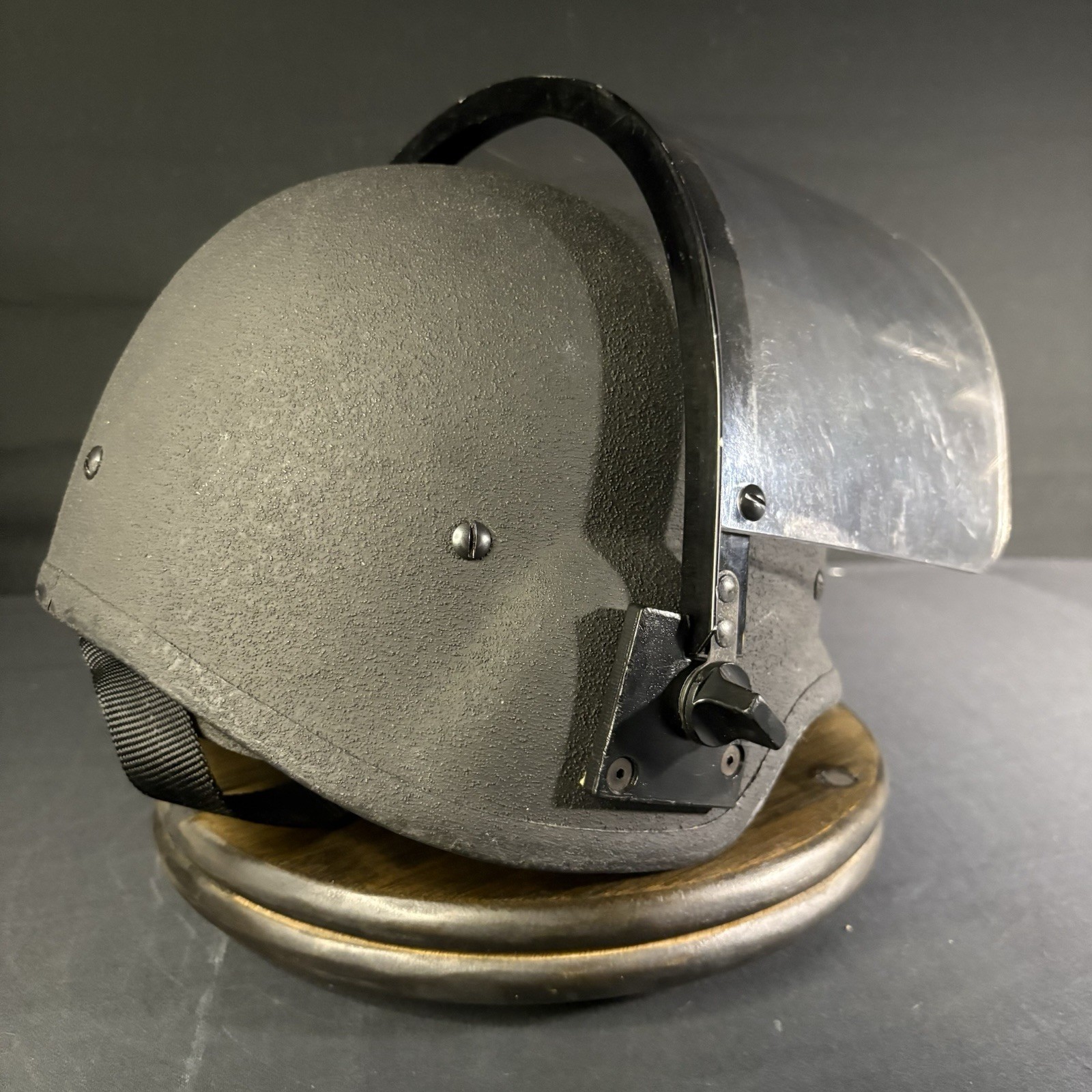 Bullet Proof 3A IIIA Helmet Size Large USA Made Removable Face Shield