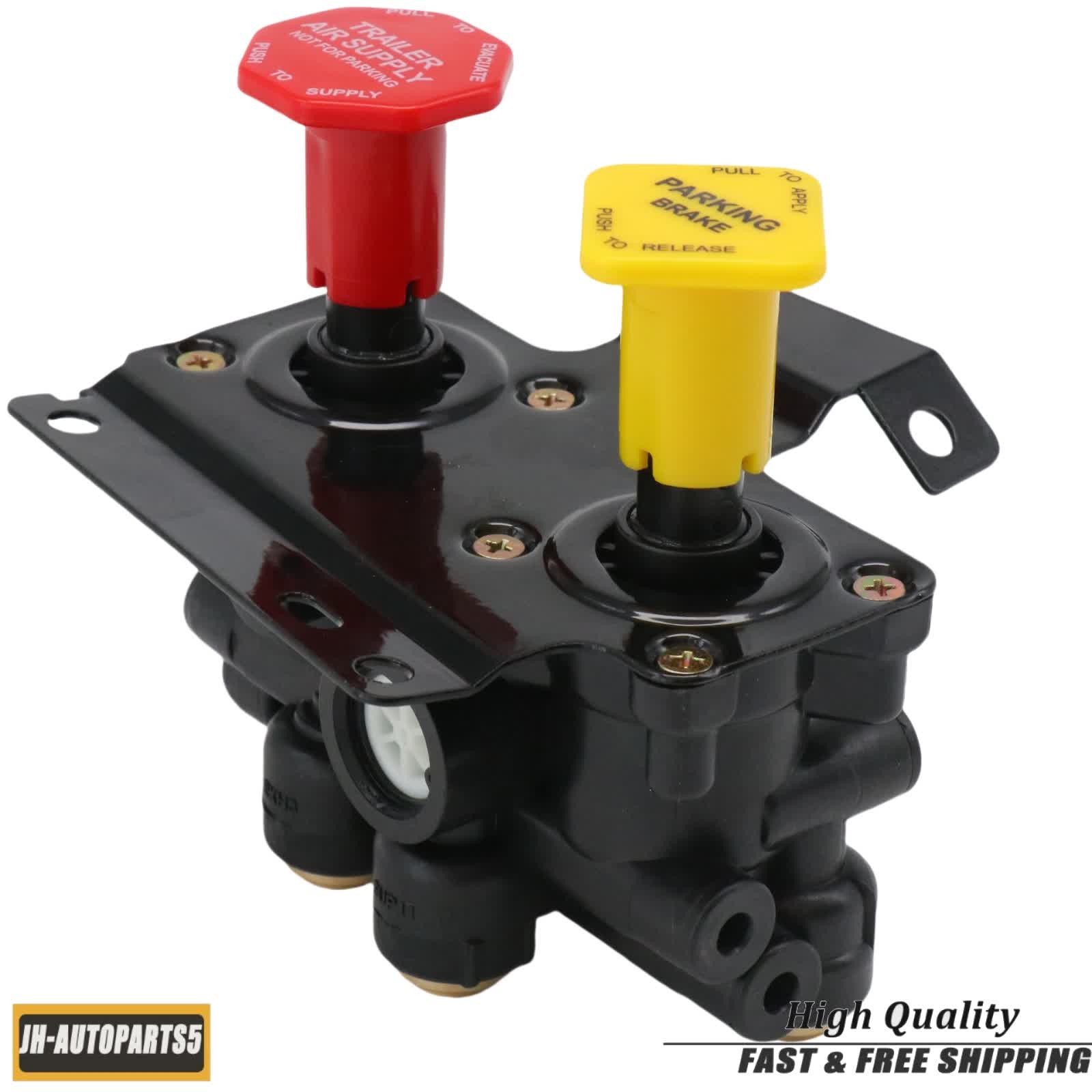 For Volvo VNL Dash Valve Dual Park Brake W/ 5 Ports 24340522 21315044 K035691