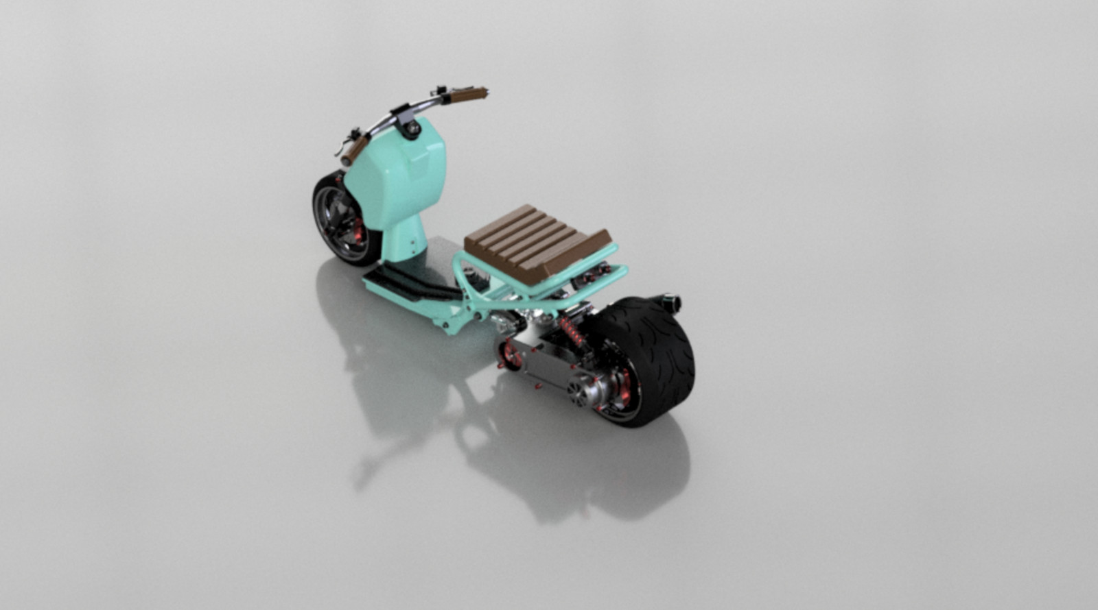 1:25-1:24 Scale Slammed Rukus Scooter Kit Resin printed