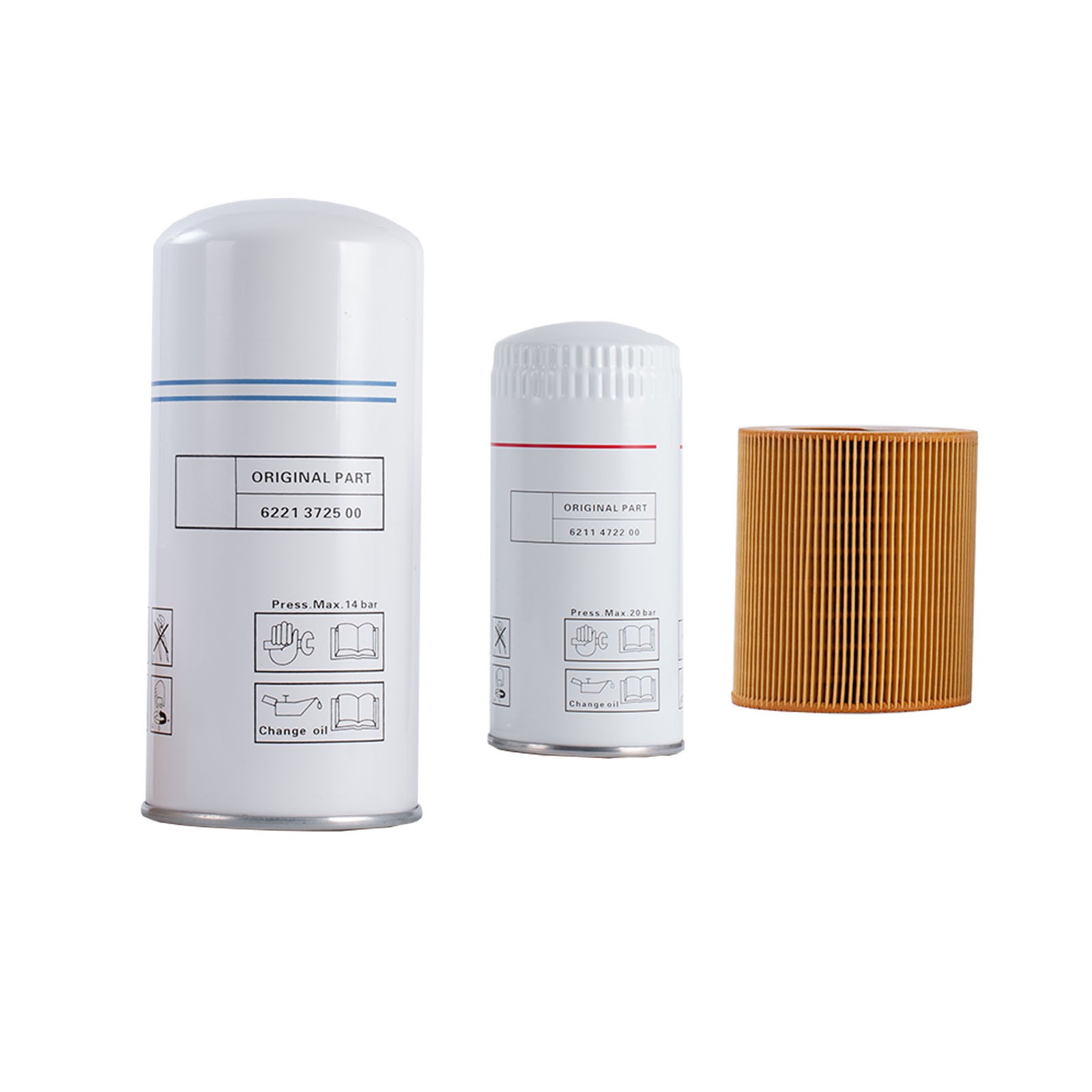 NEW For Quincy CP Compressor 6221-3725-00 6211-4722-00 6211-4723-00 Filter Kit