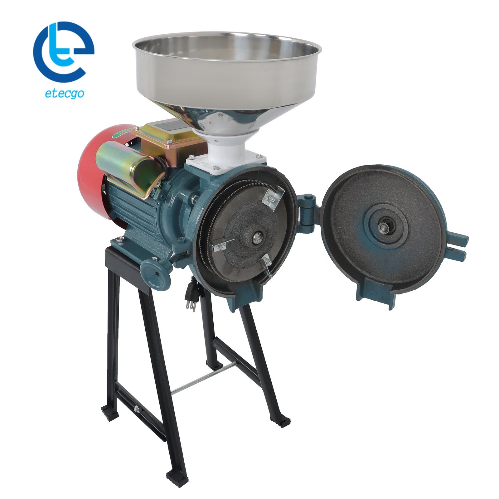 Heavy Duty Electric Grain Mill 3000W 110V Mill Grinder For Corn Wheat Feed Flour