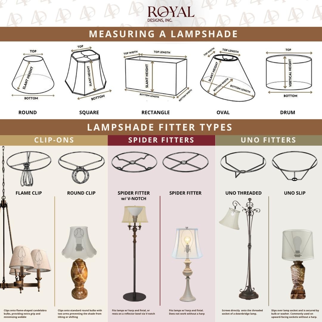 Royal Designs Rectangle Bell with Bottom Gallery Inverted Corner Designer Lamp