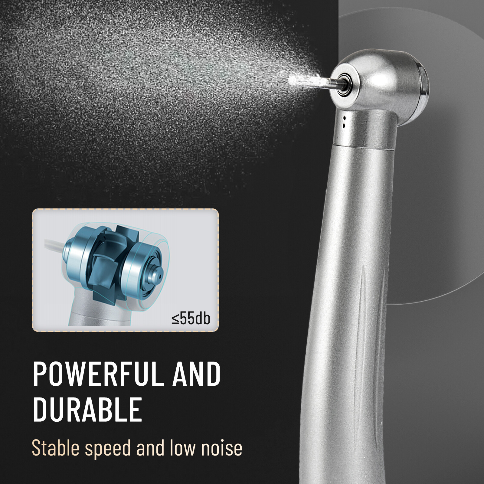 10 Packs NSK Style Dental High Speed Handpiece Push Button 4Hole Air Turbine USA